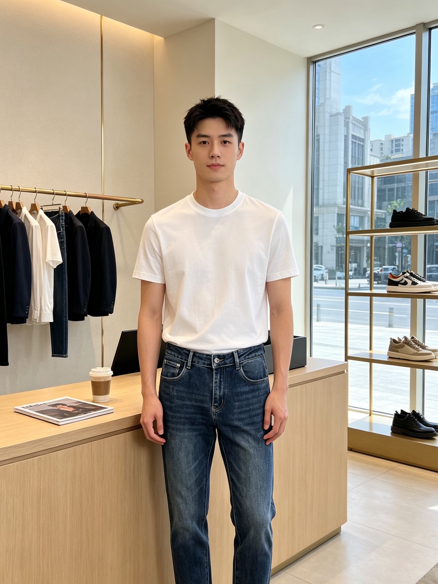 Louis Vuitton路易威登💥砸锅卖铁都要上的新款新款休闲牛仔裤👖高端版本 专柜定制面料 透气舒适度高，细节无可挑