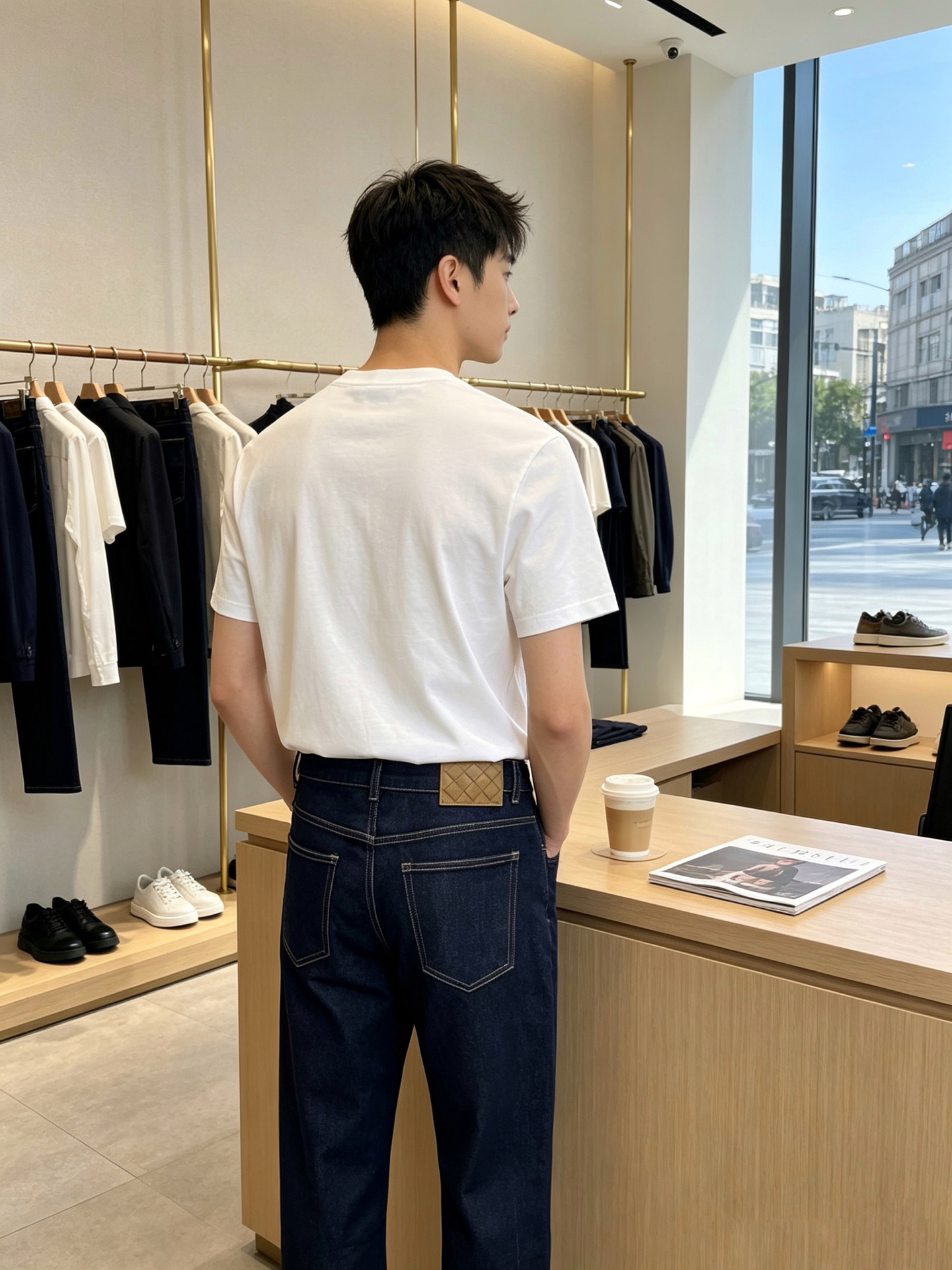 Bottega Veneta葆蝶家💥砸锅卖铁都要上的新款新款休闲牛仔裤👖高端版本 专柜定制面料 透气舒适度高，细节无可挑