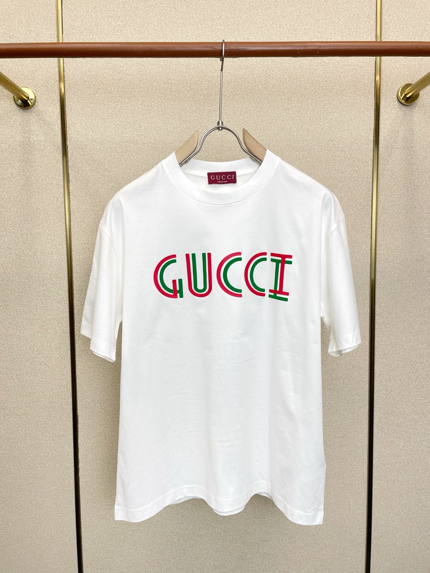 Gucci古驰💥砸锅卖铁都要上的新款新款原单男士休闲短袖 高端定制 高端版本 时尚百搭爆款⚠️⚠️✨✨进口面料 手感超柔