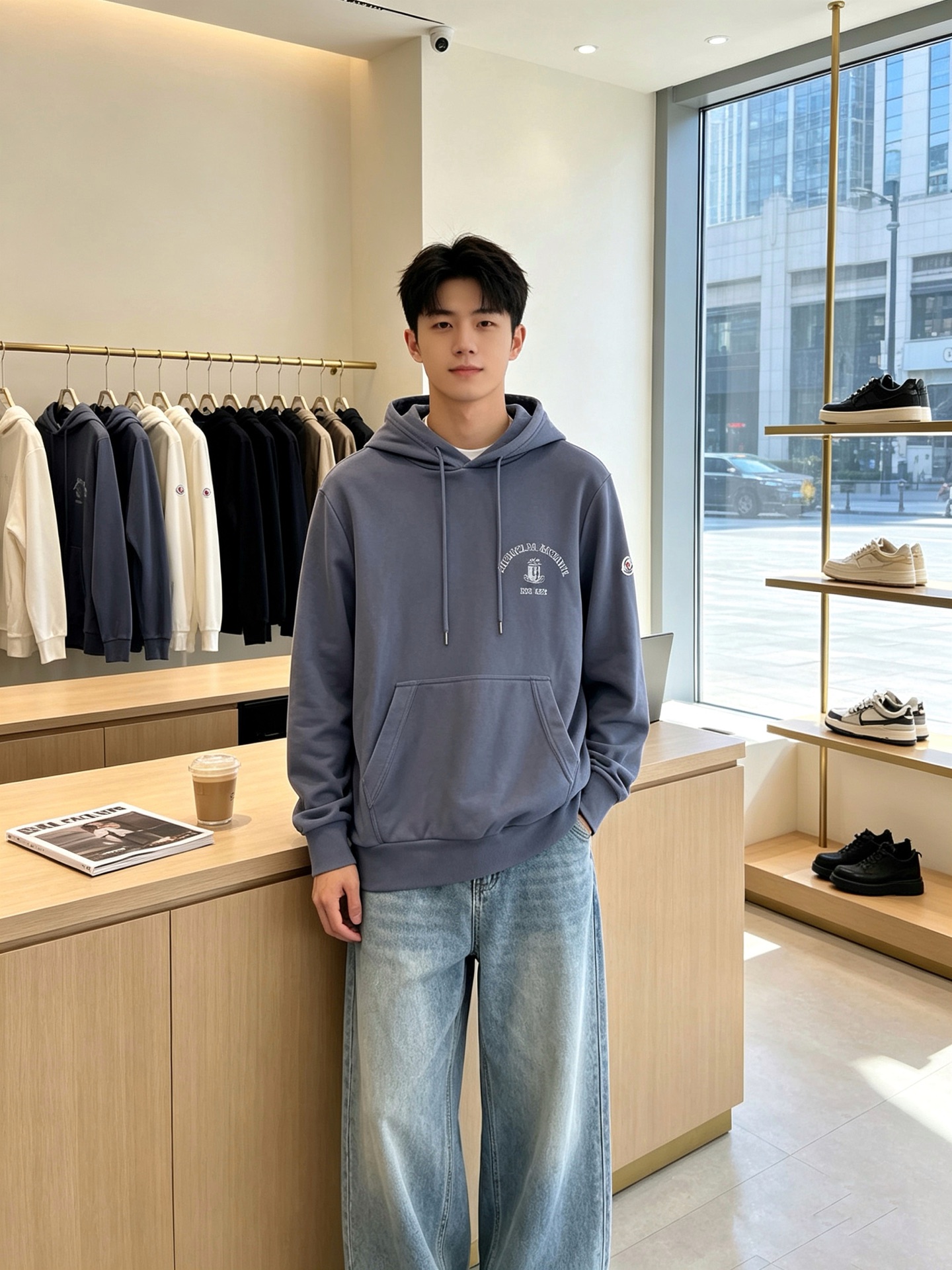 NO:937633,.Moncler exclusively sells the same style hooded sweatshirt at the new counter, boating print hooded sweatshirt, breathable, comfortable and casual!  Full of high-end feel!  The details are exquisite and high-end, and the workmanship is impeccable!  The original high-end version is very high-end!  The fabric is soft, delicate and comfortable, moisture-absorbent, quick-drying and breathable, neat and stylish. Size S-XL, Moncler, hoodie, sweatshirts, hats,19860909.Moncler蒙口独家专供新款专柜同款连帽卫衣 划船印花连帽卫衣 透气舒适休闲！高级感满满！细节精致高档,做工无可挑剔！原版高端很显高级！面料柔软细腻舒适 吸湿速干透气,利落有型.码数S-XL,,Moncler,hoodie,sweatshirts,hats,,Men's clothing