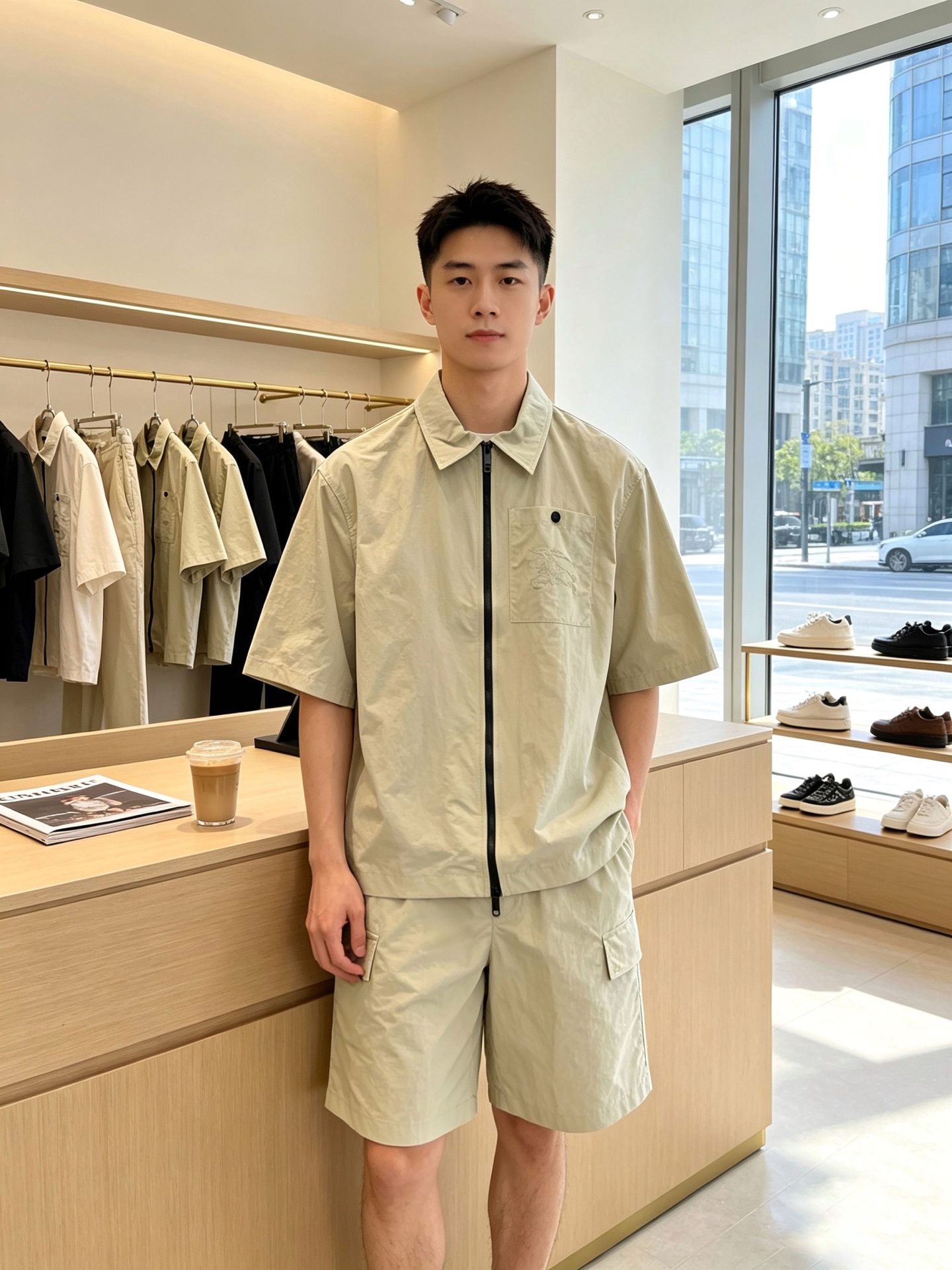 NO:937639,Short sleeves and shorts. Burberry exclusively provides new original men's casual nylon suits. High-end customization. High-end version. Fashionable and versatile imported fabrics. Super soft and delicate feel. Skin-friendly and comfortable to wear. High-end boutique. The upper body made by the factory is very good. Men's must-have items. Three standards are complete. Short sleeves S-XL, shorts 46-52,, burberry, burberry, shorts, T-shirt,19860909短袖、短裤.Burberry巴宝莉独家专供新款原单男士休闲尼龙套装 高端定制 高端版本 时尚百搭爆款进口面料 手感超柔软细腻 穿着亲肤舒适 高端精品 代工厂精细做上身非常赞 男士必备单品 三标齐全 短袖S-XL、短裤46-52,,burberry,burberry,shorts,T-shirt,,Men's clothing