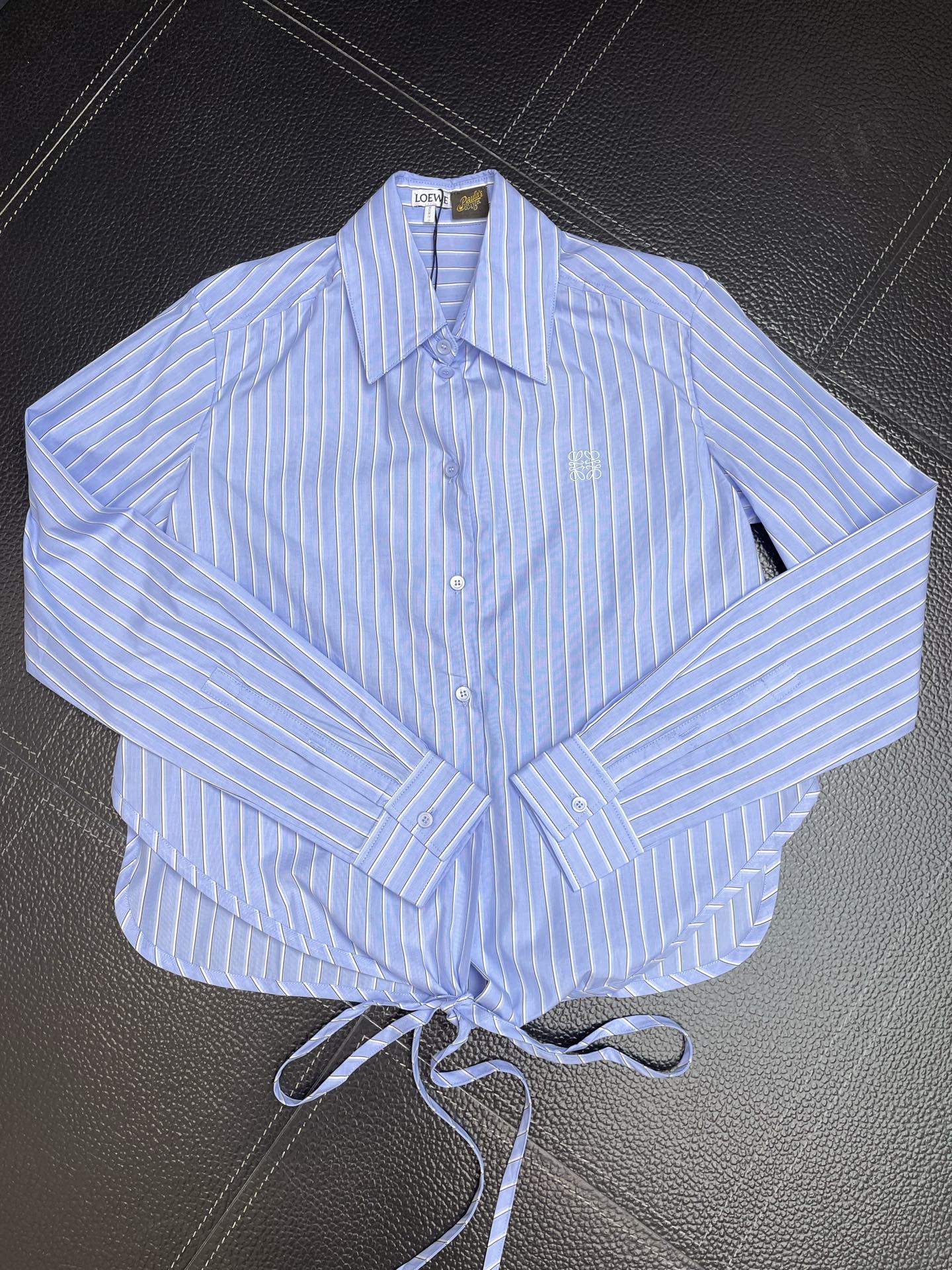 LOEWE罗意威👚砸锅卖铁都要上的新款👚新款女装休闲衬衫 高端版本！独特设计 专柜定制面料 透气舒适度高，细节无可挑剔，