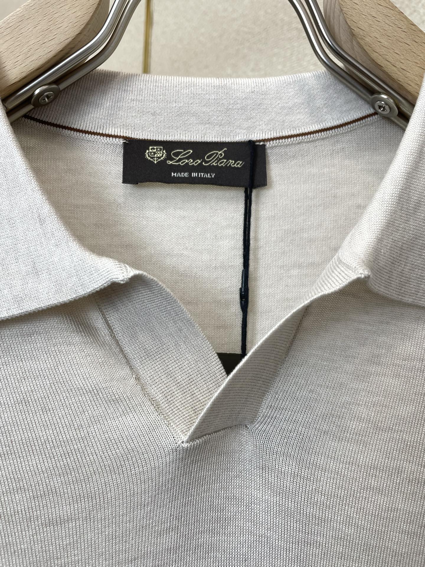Loro Piana-Loro Piana诺悠翩雅💥砸锅卖铁都要上的新款新款原单男士休闲短袖 高端定制 高端版本 时尚百