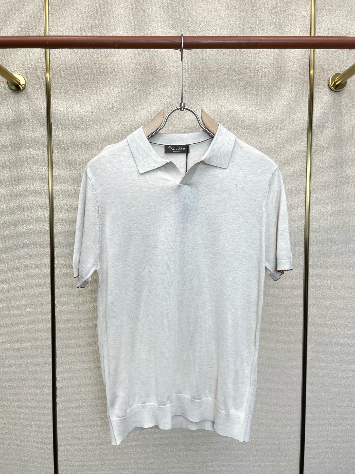 Loro Piana-Loro Piana诺悠翩雅💥砸锅卖铁都要上的新款新款原单男士休闲短袖 高端定制 高端版本 时尚百