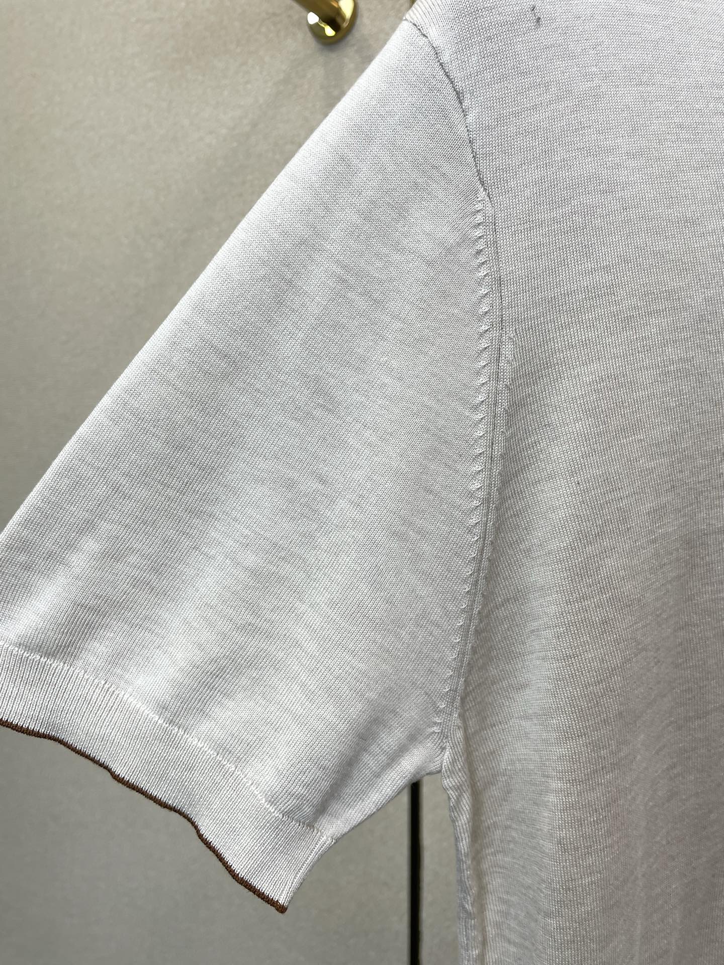 Loro Piana-Loro Piana诺悠翩雅💥砸锅卖铁都要上的新款新款原单男士休闲短袖 高端定制 高端版本 时尚百