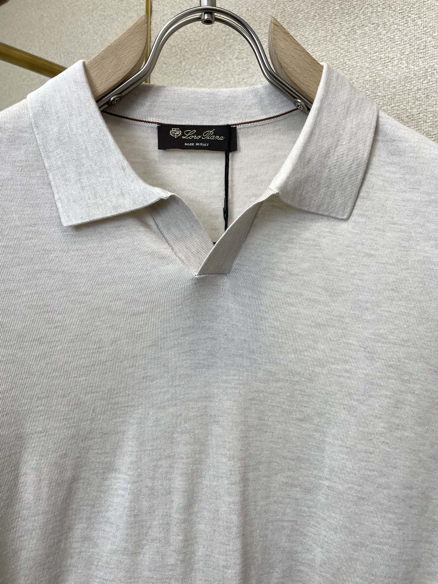Loro Piana-Loro Piana诺悠翩雅💥砸锅卖铁都要上的新款新款原单男士休闲短袖 高端定制 高端版本 时尚百