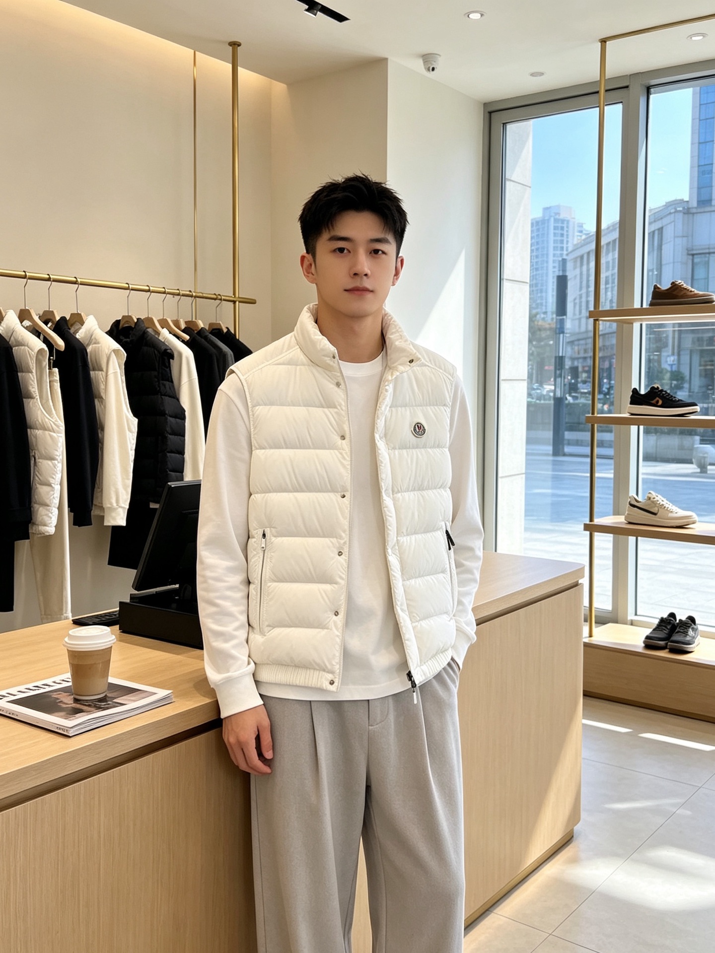 NO:938450,.Down Jacket - Moncler Men's Men's Casual Down Jacket Exclusively for the new model, high-end customization, high-end version, fashionable and versatile imported goose down fabric, super soft and delicate to the touch, skin-friendly and comfortable to wear, high-end boutique, exquisite upper body made by the factory, very good, a must-have item for men, complete with three standards, size M-3XL,, Moncler, down jacket,19860909.羽绒服-Moncler蒙口独家专供新款原单男士休闲羽绒马甲 高端定制 高端版本 时尚百搭爆款进口鹅绒面料 手感超柔软细腻 穿着亲肤舒适 高端精品 代工厂精细做上身非常赞 男士必备单品 三标齐全 码数M-3XL,,Moncler,down jacket,,Men's clothing