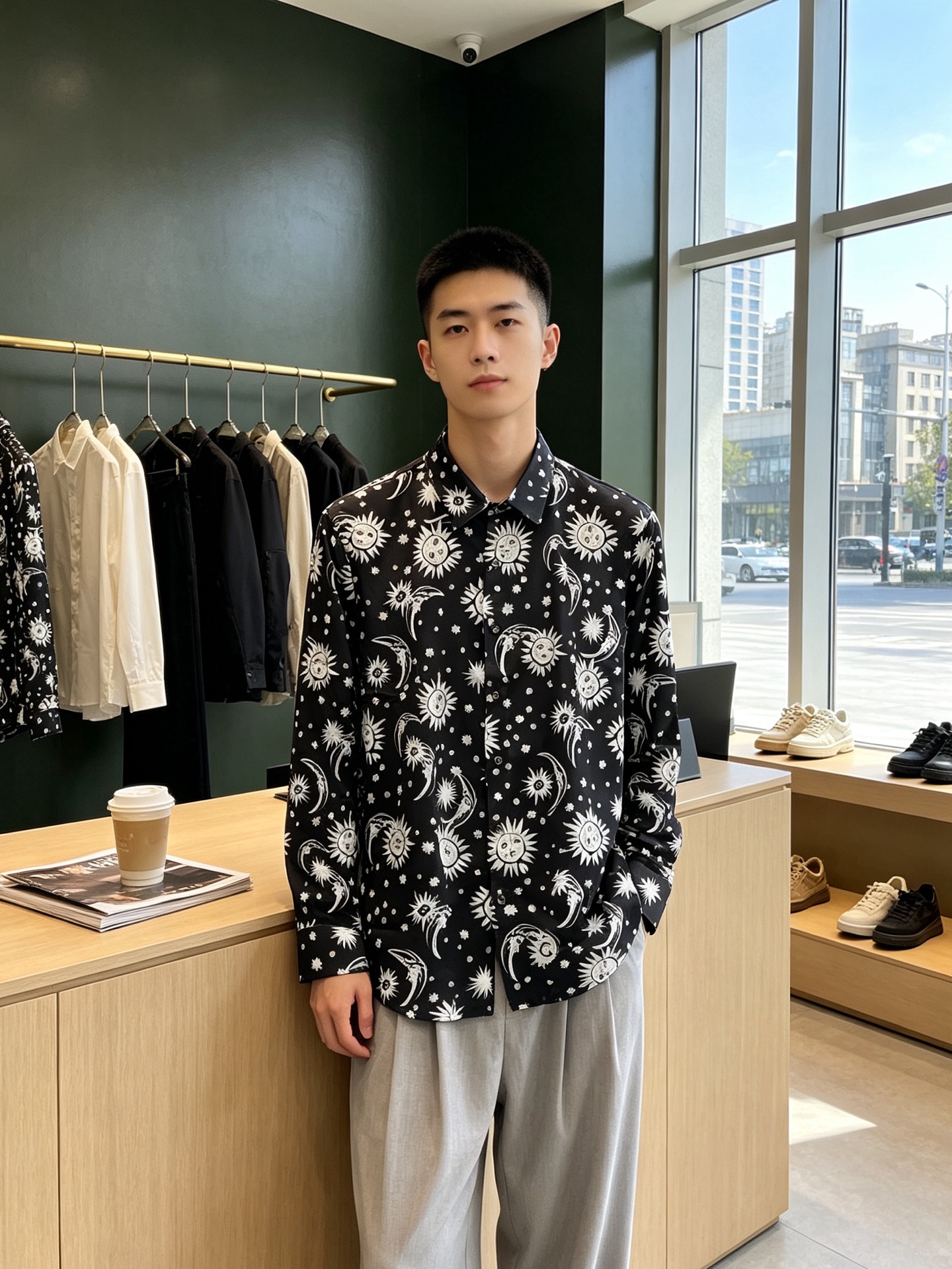 Dolce&Gabbana杜嘉班纳💥独家专供新款原单男士休闲长袖衬衫 高端定制 高端版本 时尚百搭爆款⚠️⚠️✨✨进口面