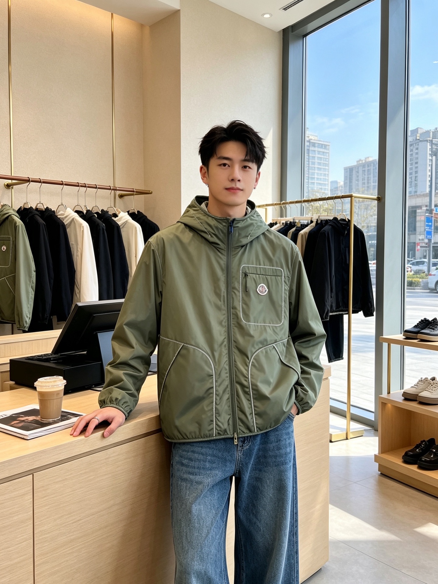 Moncler蒙口💥砸锅卖铁都要上的新款新款原单男士休闲连帽夹克 高端定制 高端版本 时尚百搭爆款⚠️⚠️✨✨进口面料 