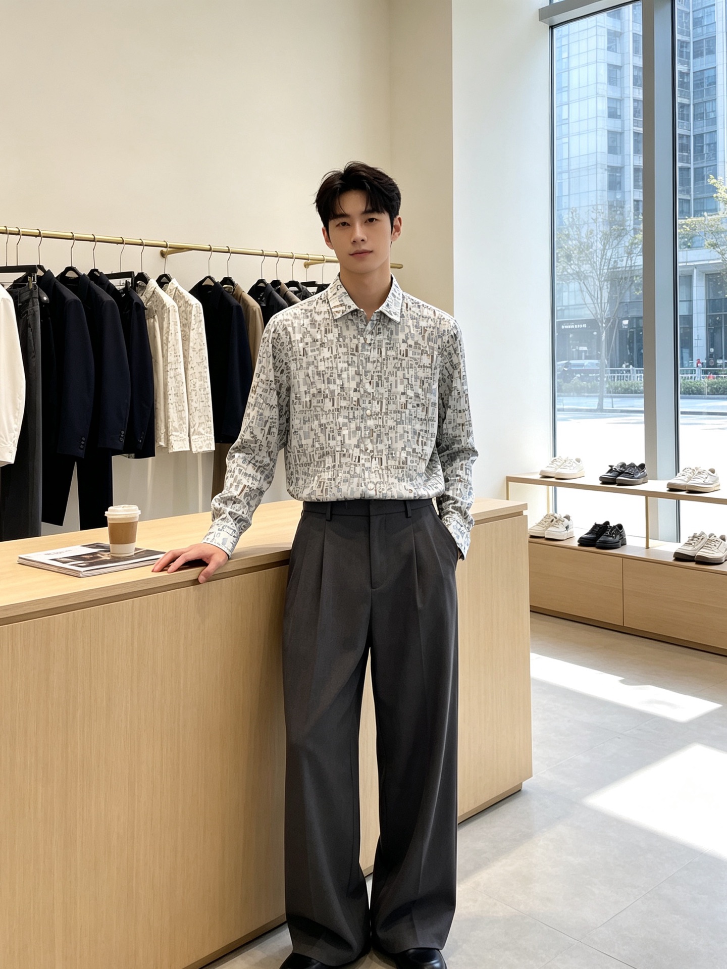 Hermès爱马仕💥砸锅卖铁都要上的新款新款原单男士休闲长袖衬衫 高端定制 高端版本 时尚百搭爆款⚠️⚠️✨✨进口面料 
