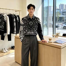 Dolce&Gabbana杜嘉班纳💥砸锅卖铁都要上的新款新款男士休闲衬衫 高端定制 高端版本 时尚百搭爆款⚠️⚠️✨✨进 Dolce&Gabbana杜嘉班纳💥砸锅卖铁都要上的新款新款男士休闲衬衫 高端定制 高端版本 时尚百搭爆款⚠️⚠️✨✨进