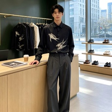 McQueen麦昆💥砸锅卖铁都要上的新款新款原单男士休闲长袖衬衫 高端定制 高端版本 时尚百搭爆款⚠️⚠️✨✨进口面料 McQueen麦昆💥砸锅卖铁都要上的新款新款原单男士休闲长袖衬衫 高端定制 高端版本 时尚百搭爆款⚠️⚠️✨✨进口面料