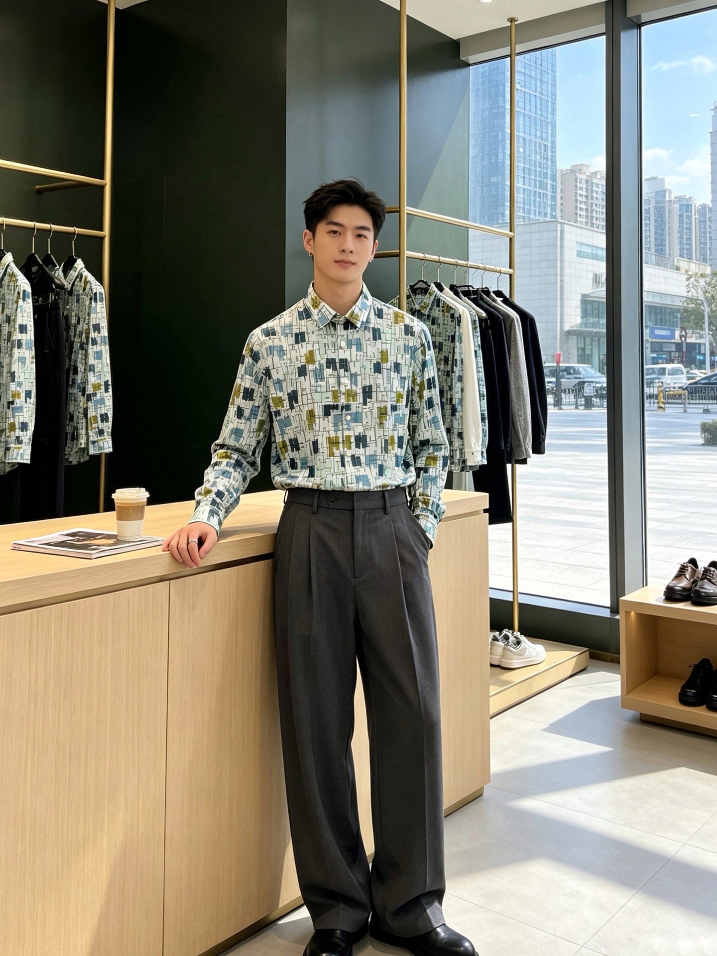 Hermès爱马仕💥砸锅卖铁都要上的新款新款原单男士休闲长袖衬衫 高端定制 高端版本 时尚百搭爆款⚠️⚠️✨✨进口面料 Hermès爱马仕💥砸锅卖铁都要上的新款新款原单男士休闲长袖衬衫 高端定制 高端版本 时尚百搭爆款⚠️⚠️✨✨进口面料