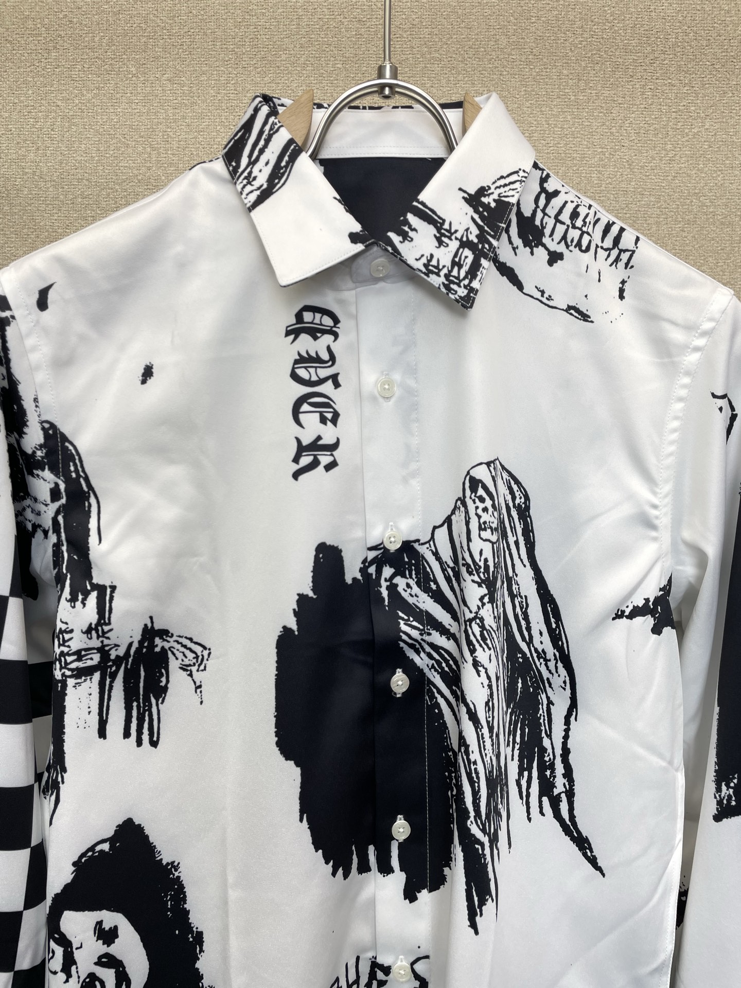 Chrome hearts克罗心💥独家专供新款原单男士休闲长袖衬衫 高端定制 高端版本 时尚百搭爆款⚠️⚠️✨✨进口面料