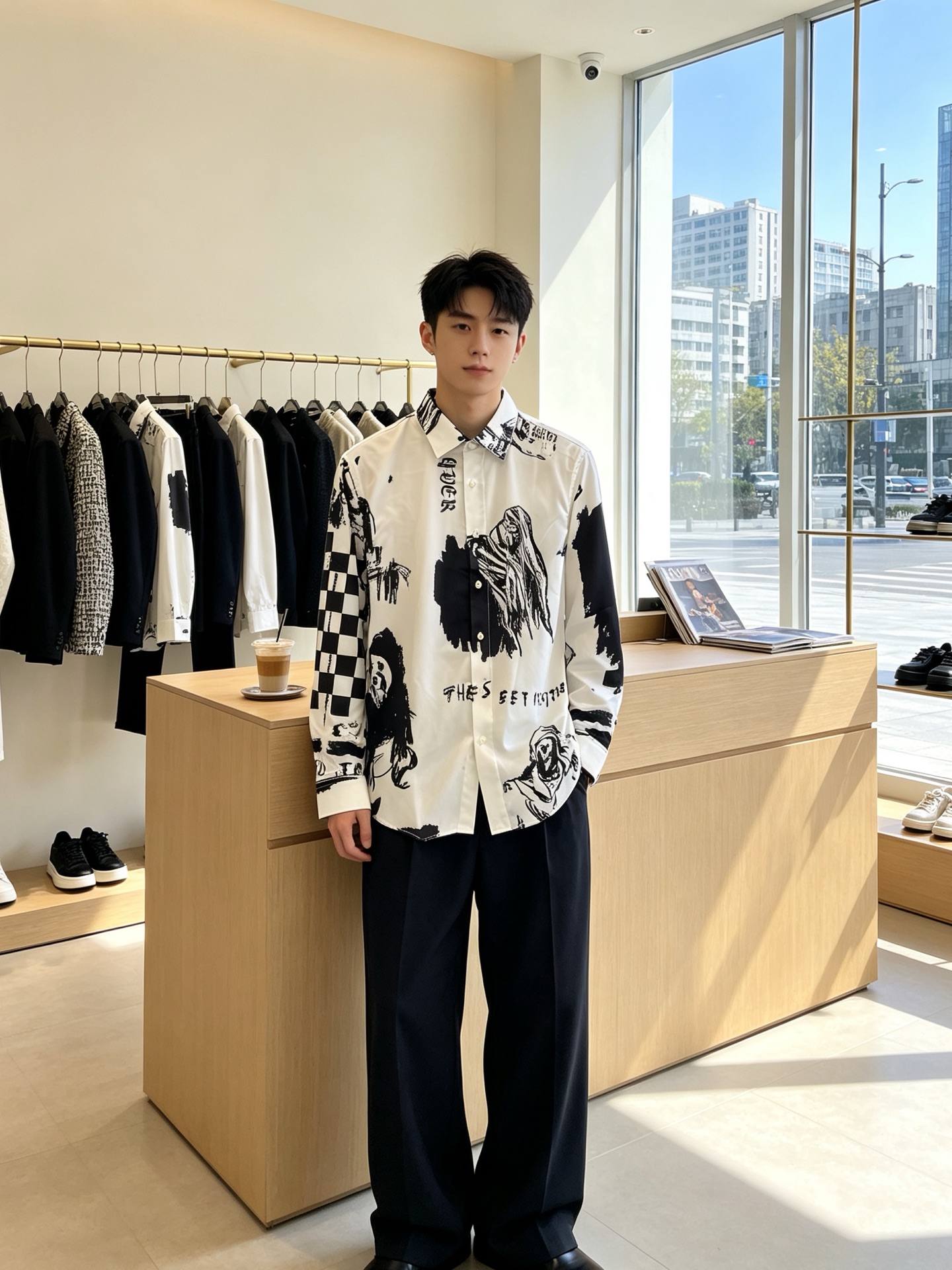 Chrome hearts克罗心💥独家专供新款原单男士休闲长袖衬衫 高端定制 高端版本 时尚百搭爆款⚠️⚠️✨✨进口面料