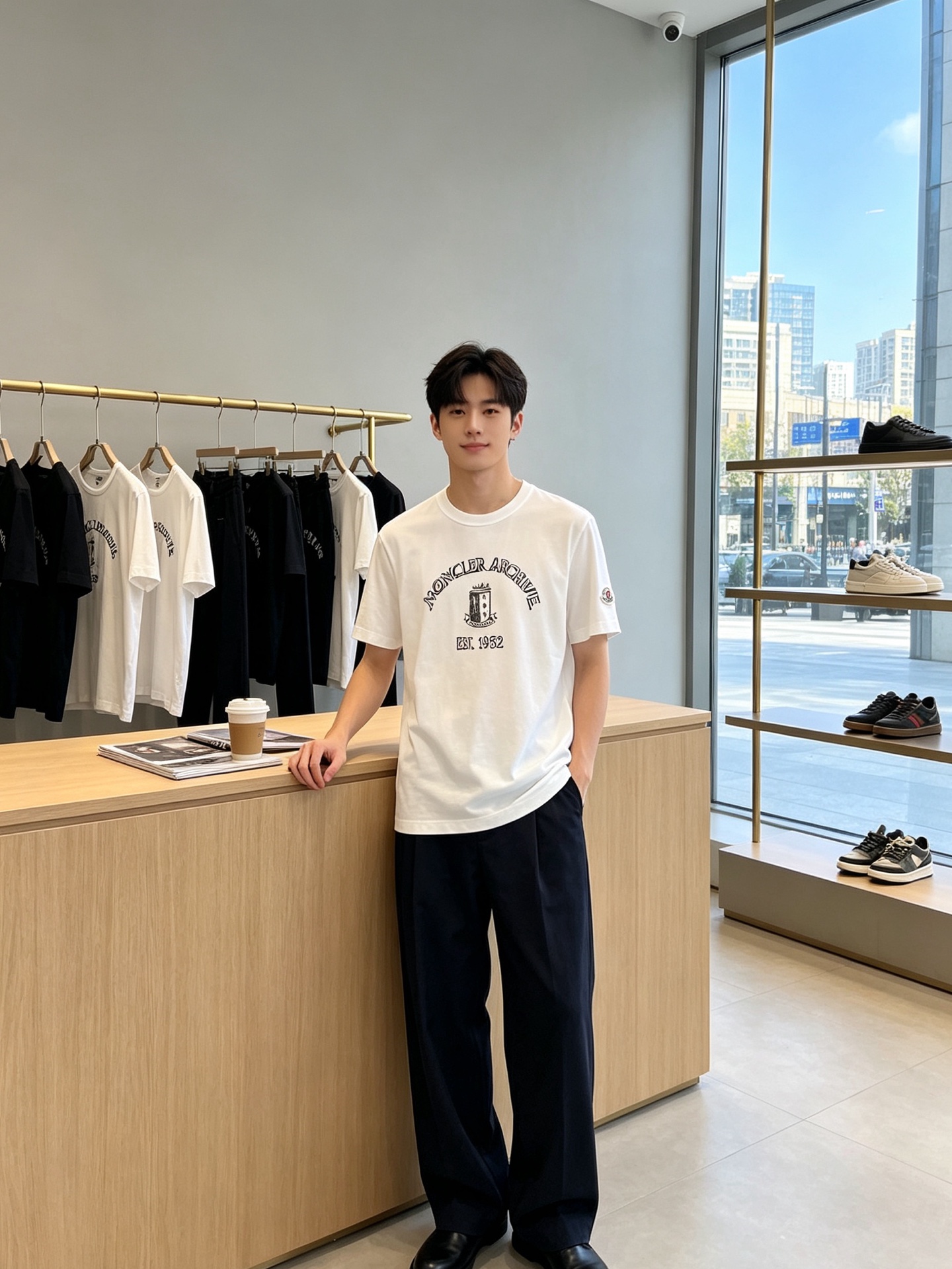 Moncler蒙口💥砸锅卖铁都要上的新款新款原单男士休闲短袖 高端定制 高端版本 时尚百搭爆款⚠️⚠️✨✨进口面料 手感