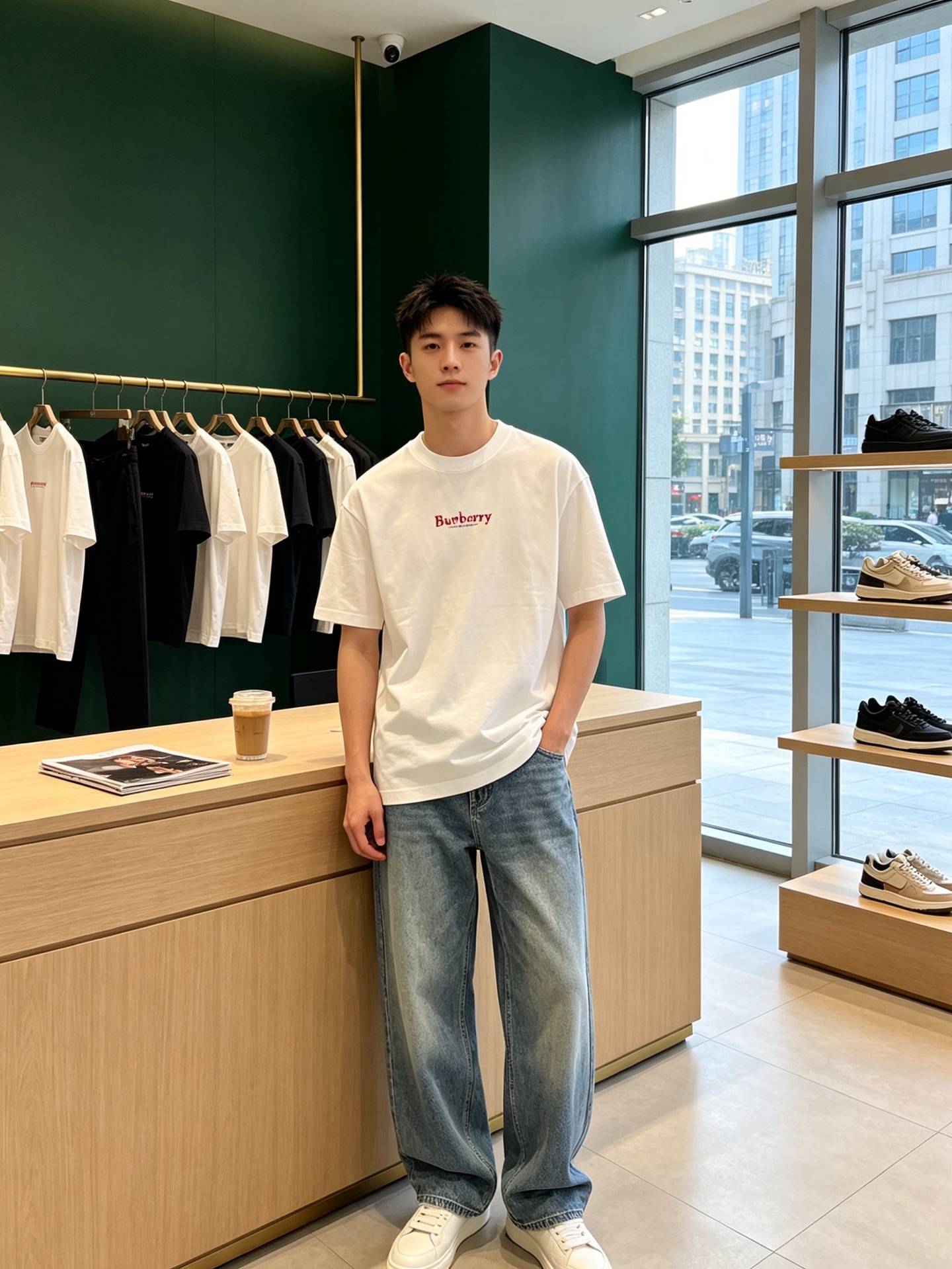 Burberry巴宝莉💥砸锅卖铁都要上的新款新款原单男士休闲短袖 高端定制 高端版本 时尚百搭爆款⚠️⚠️✨✨进口面料 