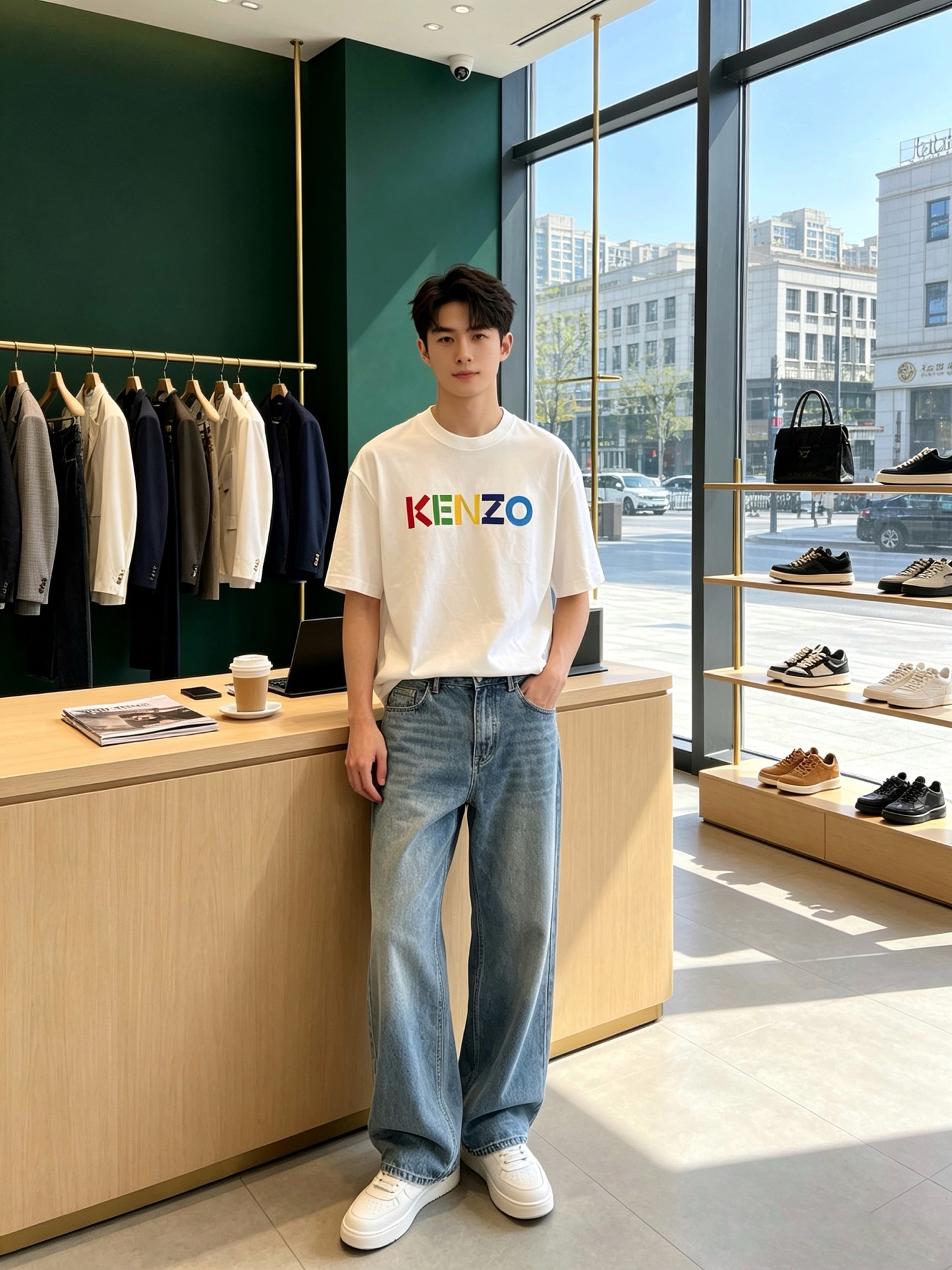 KENZO肯佐💥砸锅卖铁都要上的新款新款原单男士休闲短袖 高端定制 高端版本 时尚百搭爆款⚠️⚠️✨✨进口面料 手感超柔