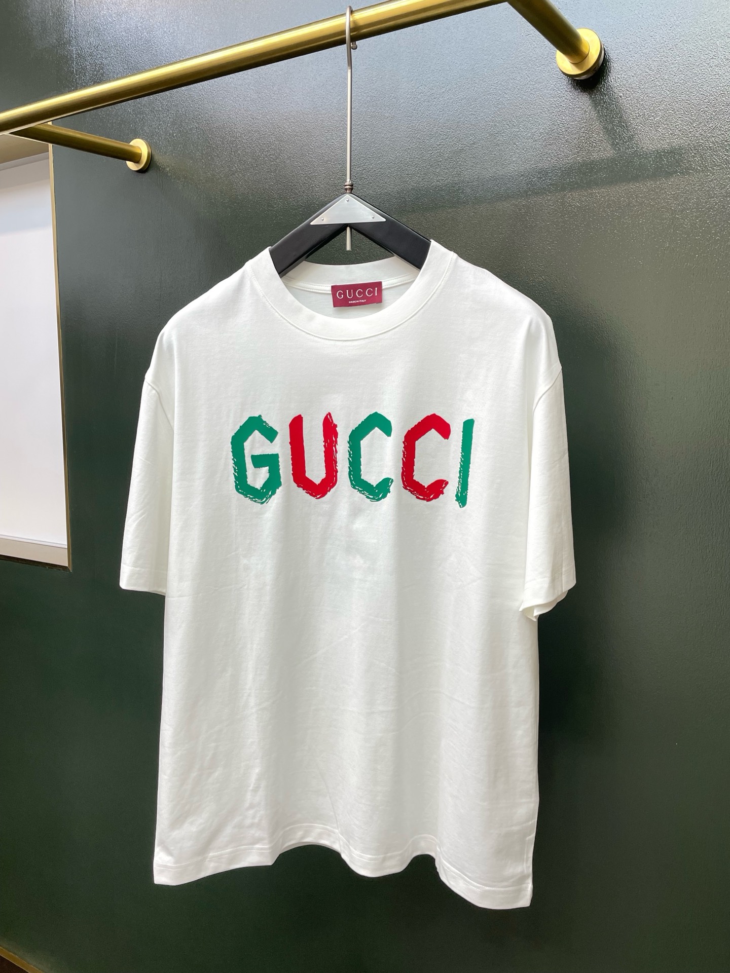 Gucci古驰💥砸锅卖铁都要上的新款新款原单男士休闲短袖 高端定制 高端版本 时尚百搭爆款⚠️⚠️✨✨进口面料 手感超柔