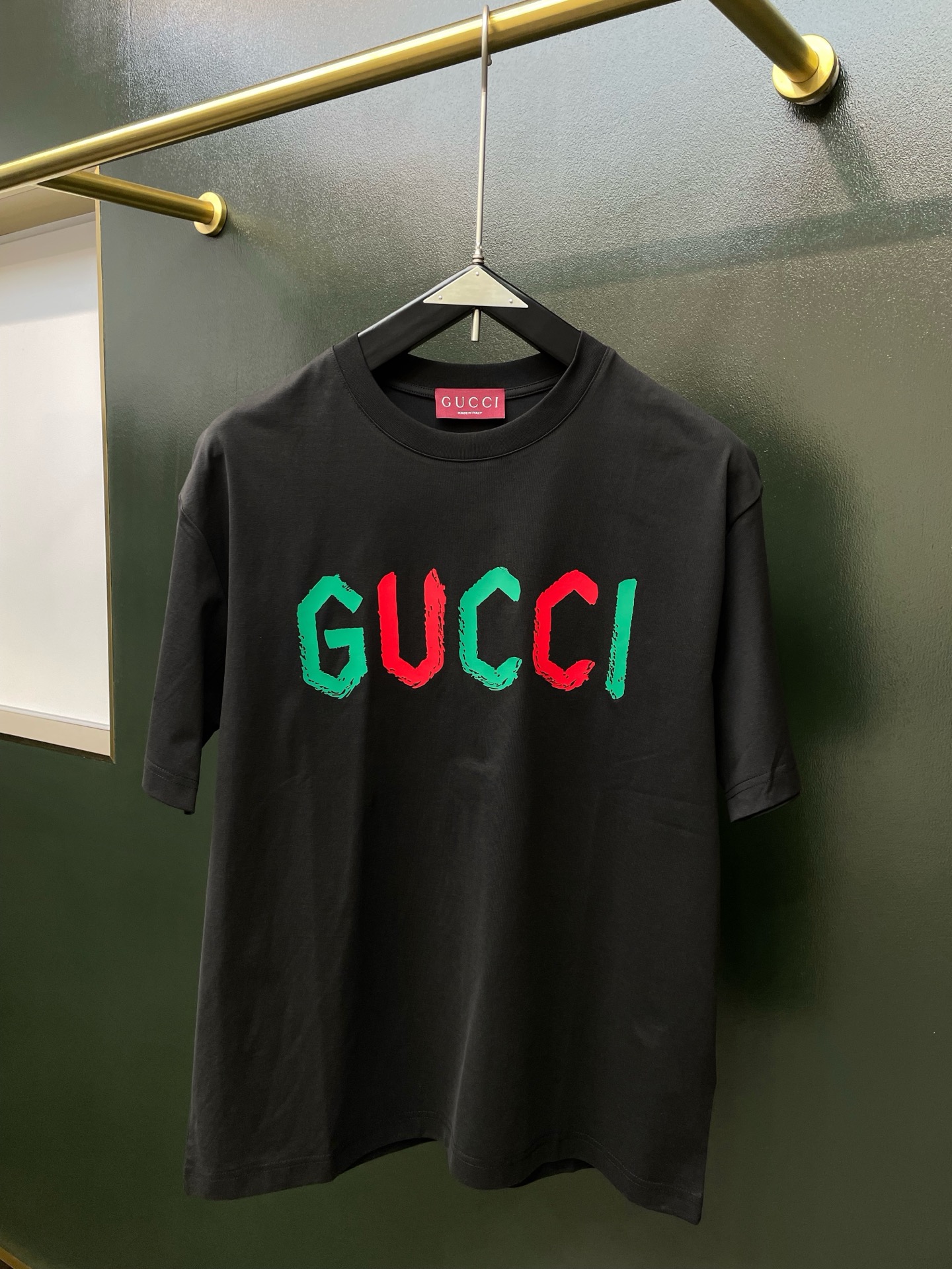 Gucci古驰💥砸锅卖铁都要上的新款新款原单男士休闲短袖 高端定制 高端版本 时尚百搭爆款⚠️⚠️✨✨进口面料 手感超柔