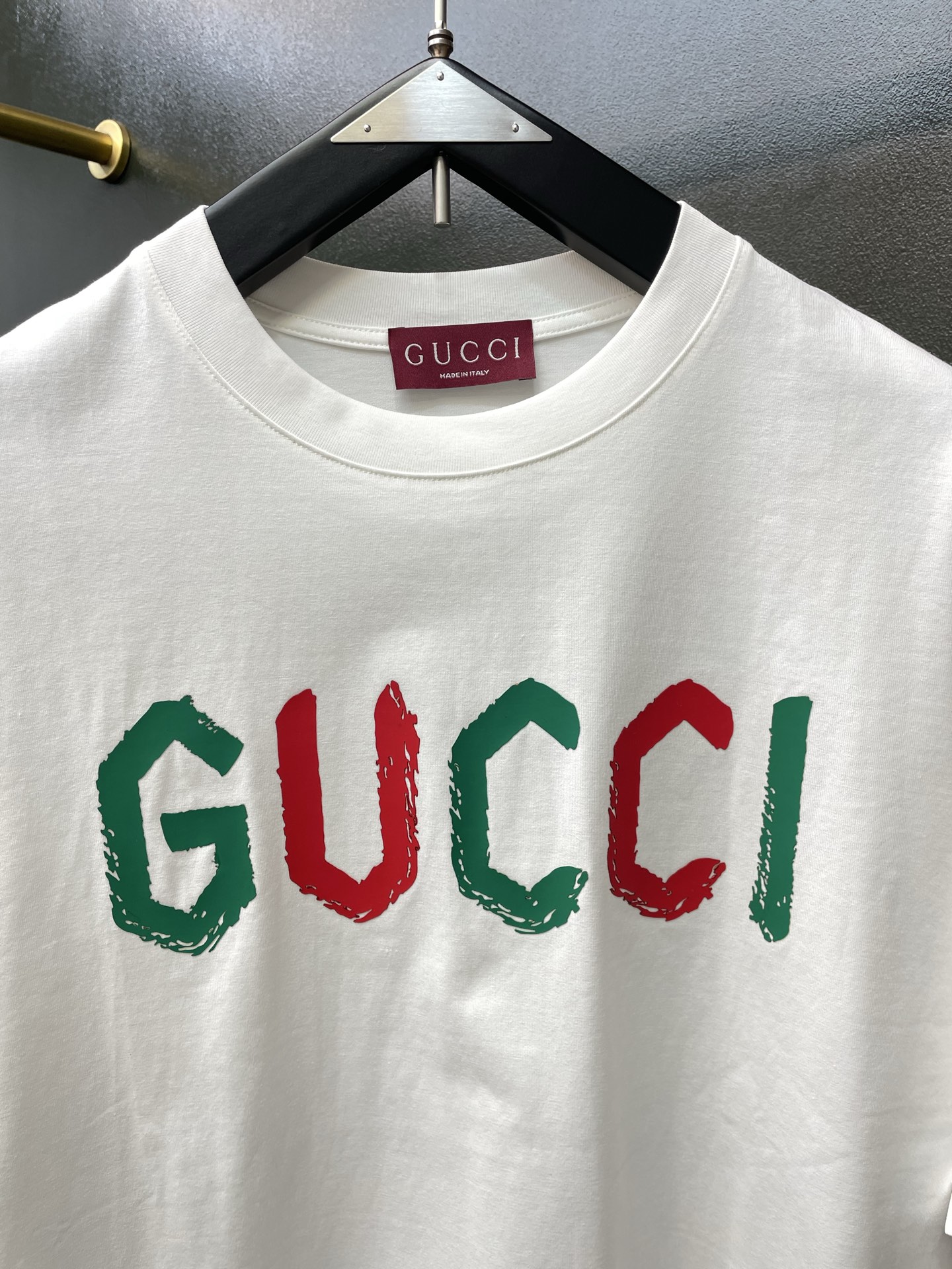Gucci古驰💥砸锅卖铁都要上的新款新款原单男士休闲短袖 高端定制 高端版本 时尚百搭爆款⚠️⚠️✨✨进口面料 手感超柔