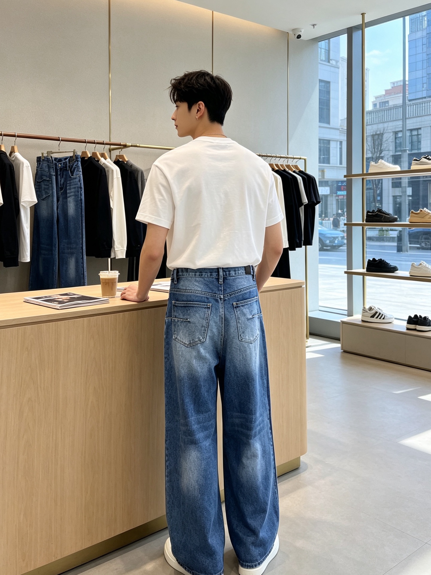 Dior迪💥砸锅卖铁都要上的新款新款牛仔裤 侧边条纹提花logo牛仔裤👖高端定制！专柜定制面料 透气舒适度高，细节无可挑