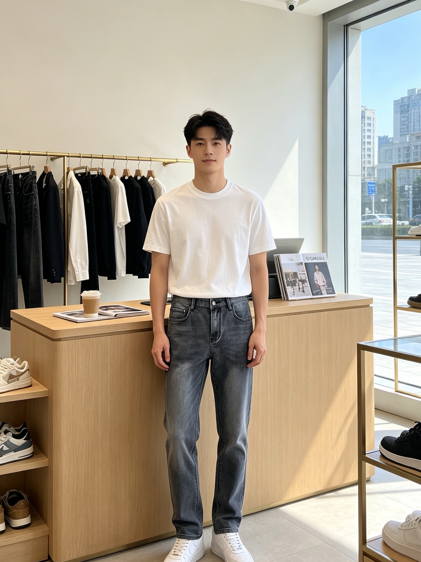 Dior迪奥💥砸锅卖铁都要上的新款新款休闲牛仔裤👖高端版本！专柜定制面料 透气舒适度高，细节无可挑剔，品牌元素设计理念，