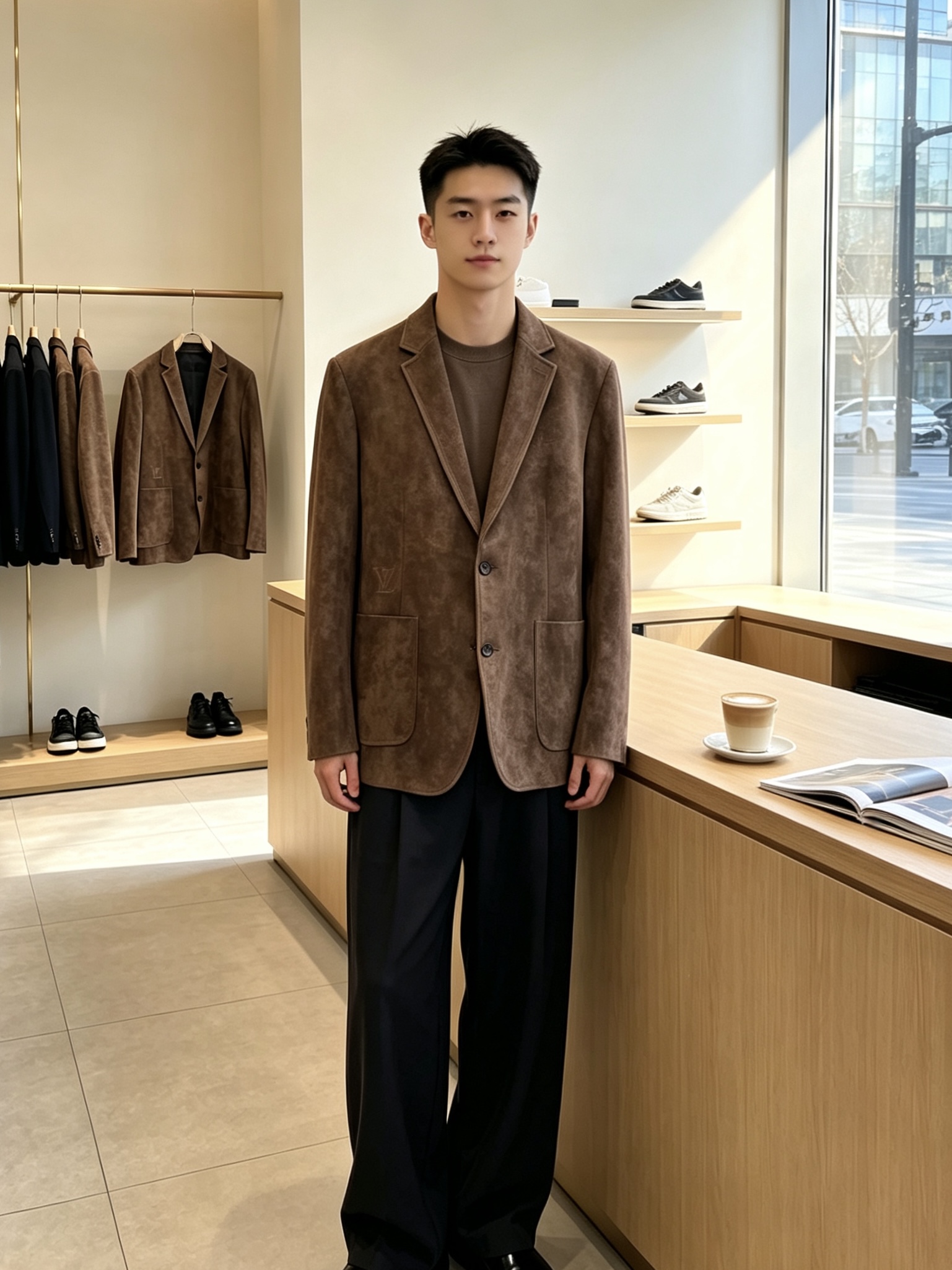 Louis Vuitton路易威登💥砸锅卖铁都要上的新款新款原单男士休闲西服外套 高端定制 高端版本 时尚百搭爆款⚠️⚠