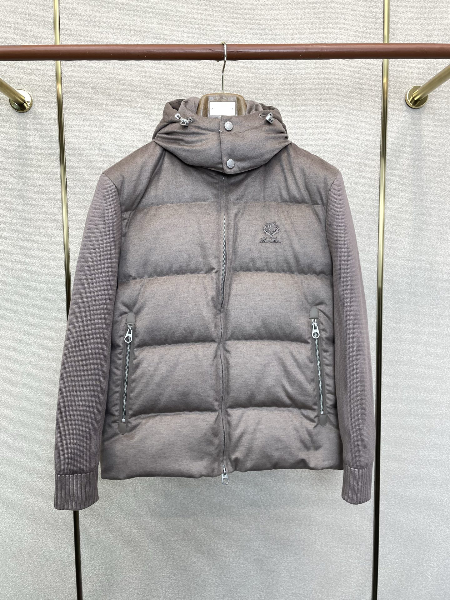 羽绒服-Loro piana-Loro Piana诺悠翩雅💥砸锅卖铁都要上的新款新款原单男士休闲连帽羽绒服 高端定制 高