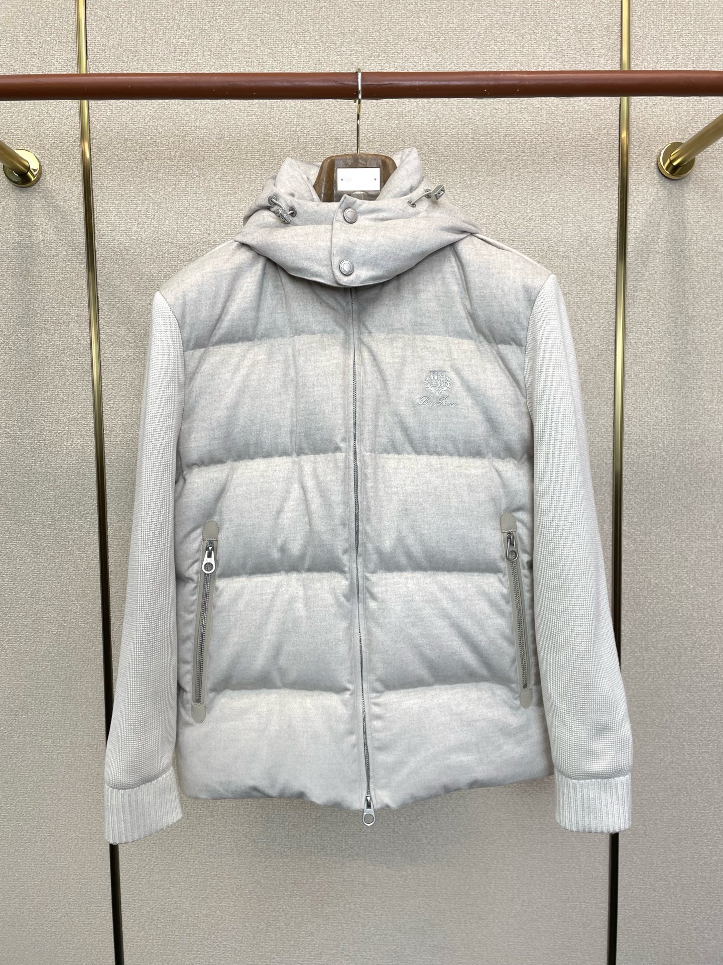 羽绒服-Loro piana-Loro Piana诺悠翩雅💥砸锅卖铁都要上的新款新款原单男士休闲连帽羽绒服 高端定制 高