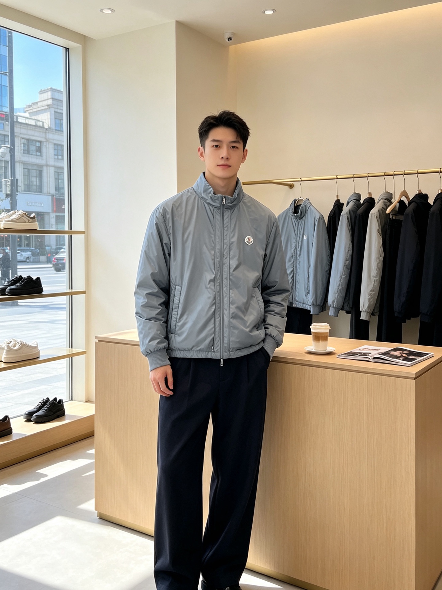 羽绒服-Moncler蒙口💥砸锅卖铁都要上的新款新款原单男士休闲立领羽绒服 多穿法羽绒服 高端定制 高端版本 时尚百搭爆