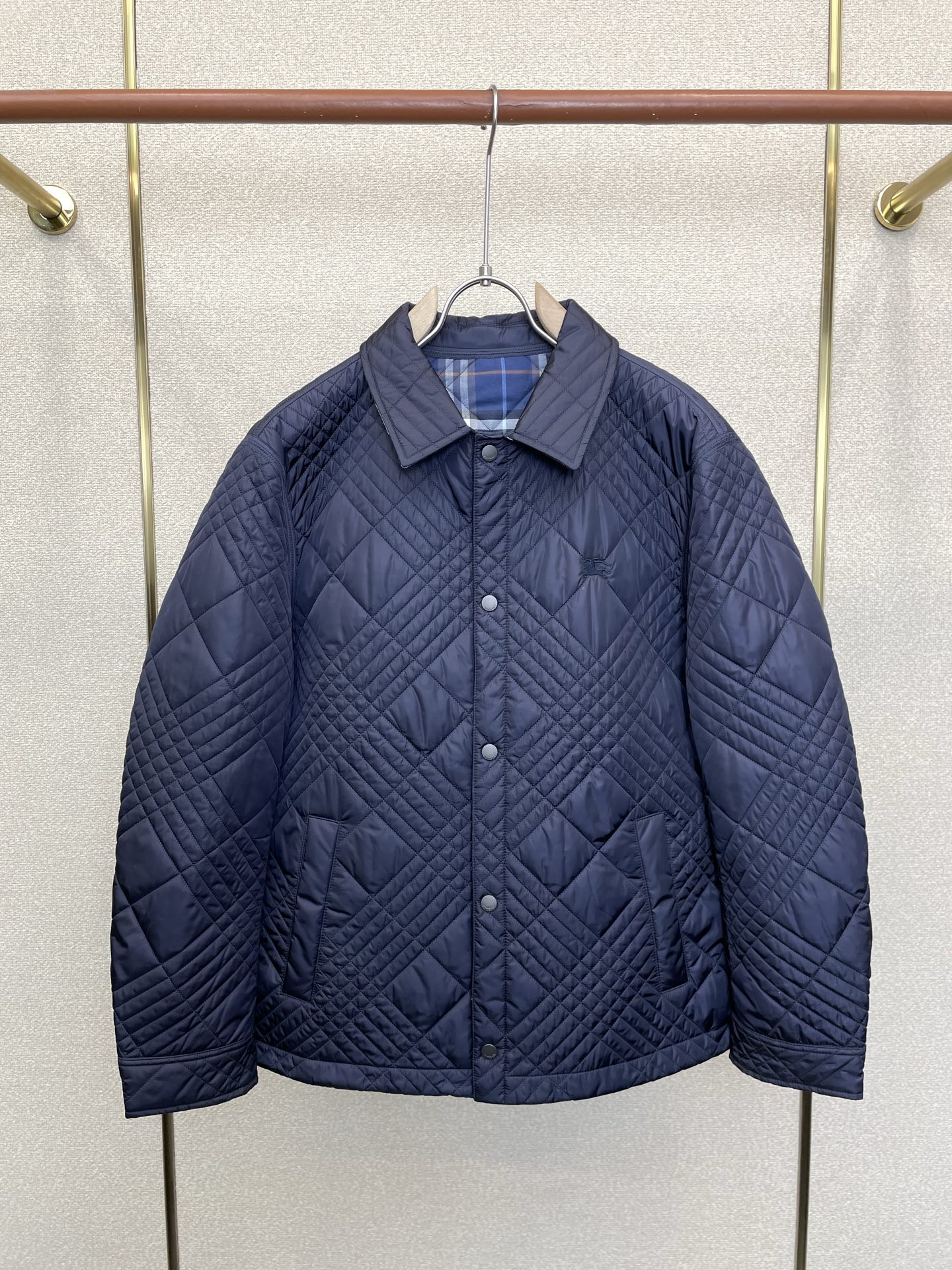 Burberry巴宝莉💥砸锅卖铁都要上的新款新款原单男士休闲翻领棉服 高端定制 高端版本 时尚百搭爆款⚠️⚠️✨✨进口面