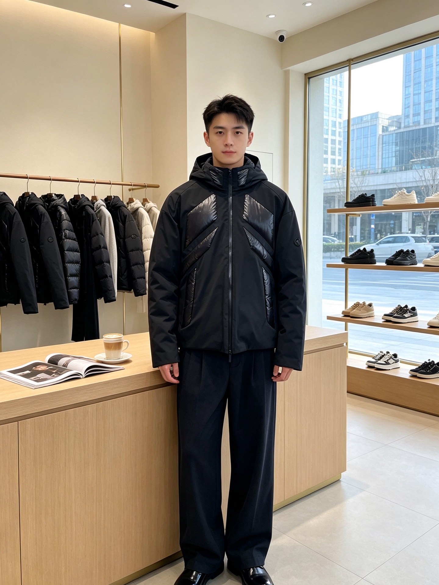 NO:949759,.Down Jacket - Moncler Men's Men's Casual Hooded Down Jacket is exclusively for sale. High-end customization. High-end version. Fashionable and versatile imported fabric. Super soft and delicate feel. Skin-friendly and comfortable to wear. High-end boutique. The upper body is finely made by the factory. It is a must-have item for men. Three standards are complete. Size M-3XL,,Moncler,down jacket,hats,19860909.羽绒服-Moncler蒙口独家专供新款原单男士休闲连帽羽绒服 高端定制 高端版本 时尚百搭爆款进口面料 手感超柔软细腻 穿着亲肤舒适 高端精品 代工厂精细做上身非常赞 男士必备单品 三标齐全 码数M-3XL,,Moncler,down jacket,hats,,Men's clothing