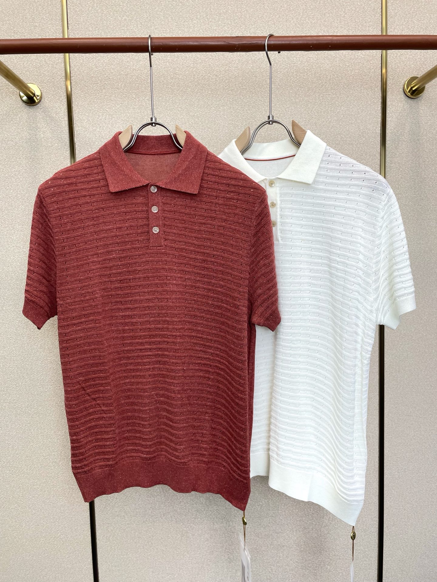 Loro Piana-Loro Piana诺悠翩雅💥砸锅卖铁都要上的新款新款原单男士休闲针织短袖 高端定制 高版本 时尚