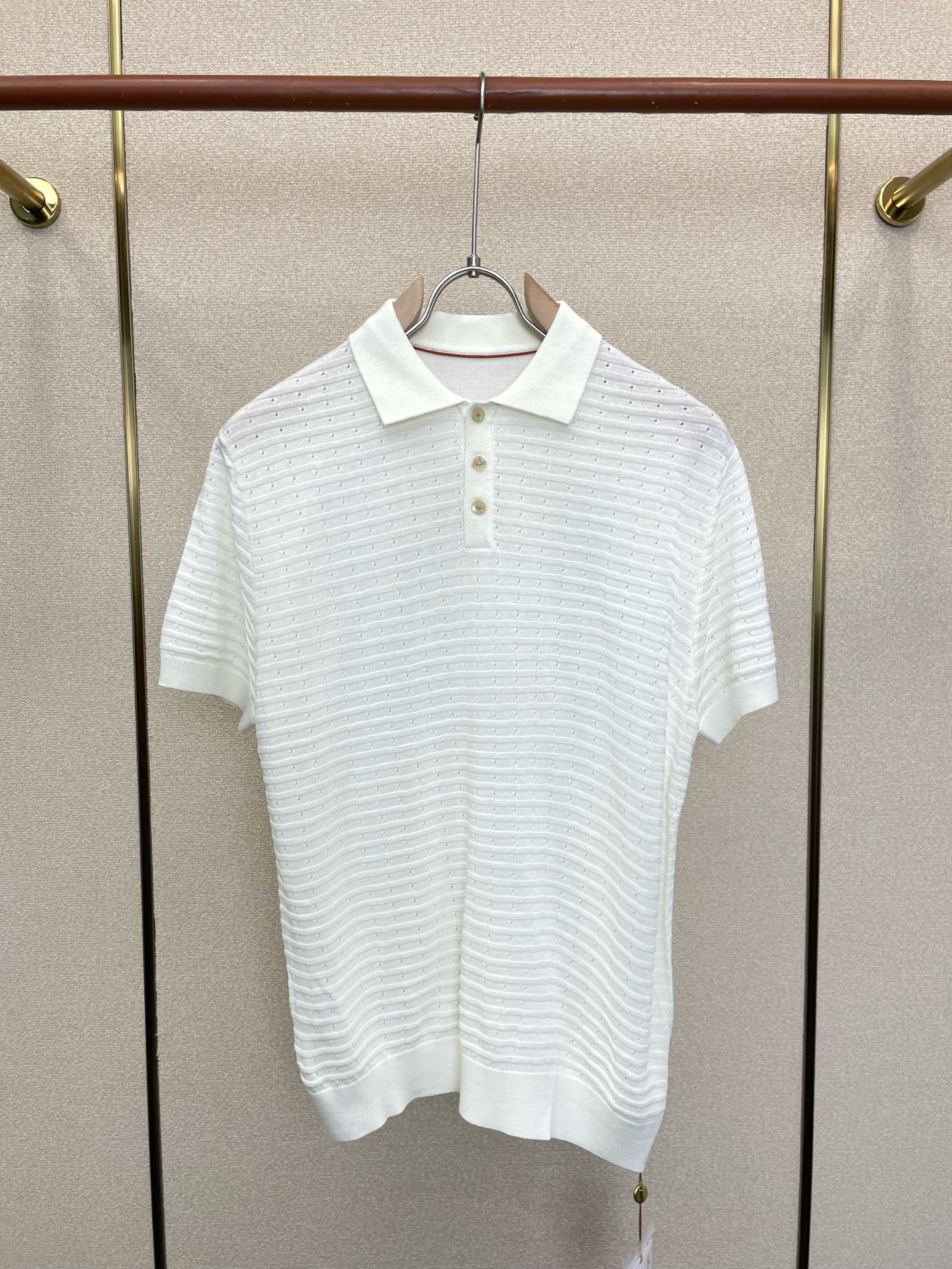 Loro Piana-Loro Piana诺悠翩雅💥砸锅卖铁都要上的新款新款原单男士休闲针织短袖 高端定制 高版本 时尚
