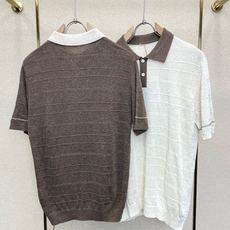 Loro Piana-Loro Piana诺悠翩雅💥砸锅卖铁都要上的新款新款原单男士休闲针织短袖 高端定制 高版本 时尚 Loro Piana-Loro Piana诺悠翩雅💥砸锅卖铁都要上的新款新款原单男士休闲针织短袖 高端定制 高版本 时尚