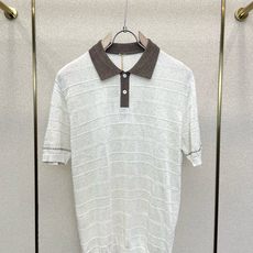 Loro Piana-Loro Piana诺悠翩雅💥砸锅卖铁都要上的新款新款原单男士休闲针织短袖 高端定制 高版本 时尚 Loro Piana-Loro Piana诺悠翩雅💥砸锅卖铁都要上的新款新款原单男士休闲针织短袖 高端定制 高版本 时尚