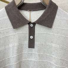 Loro Piana-Loro Piana诺悠翩雅💥砸锅卖铁都要上的新款新款原单男士休闲针织短袖 高端定制 高版本 时尚 Loro Piana-Loro Piana诺悠翩雅💥砸锅卖铁都要上的新款新款原单男士休闲针织短袖 高端定制 高版本 时尚