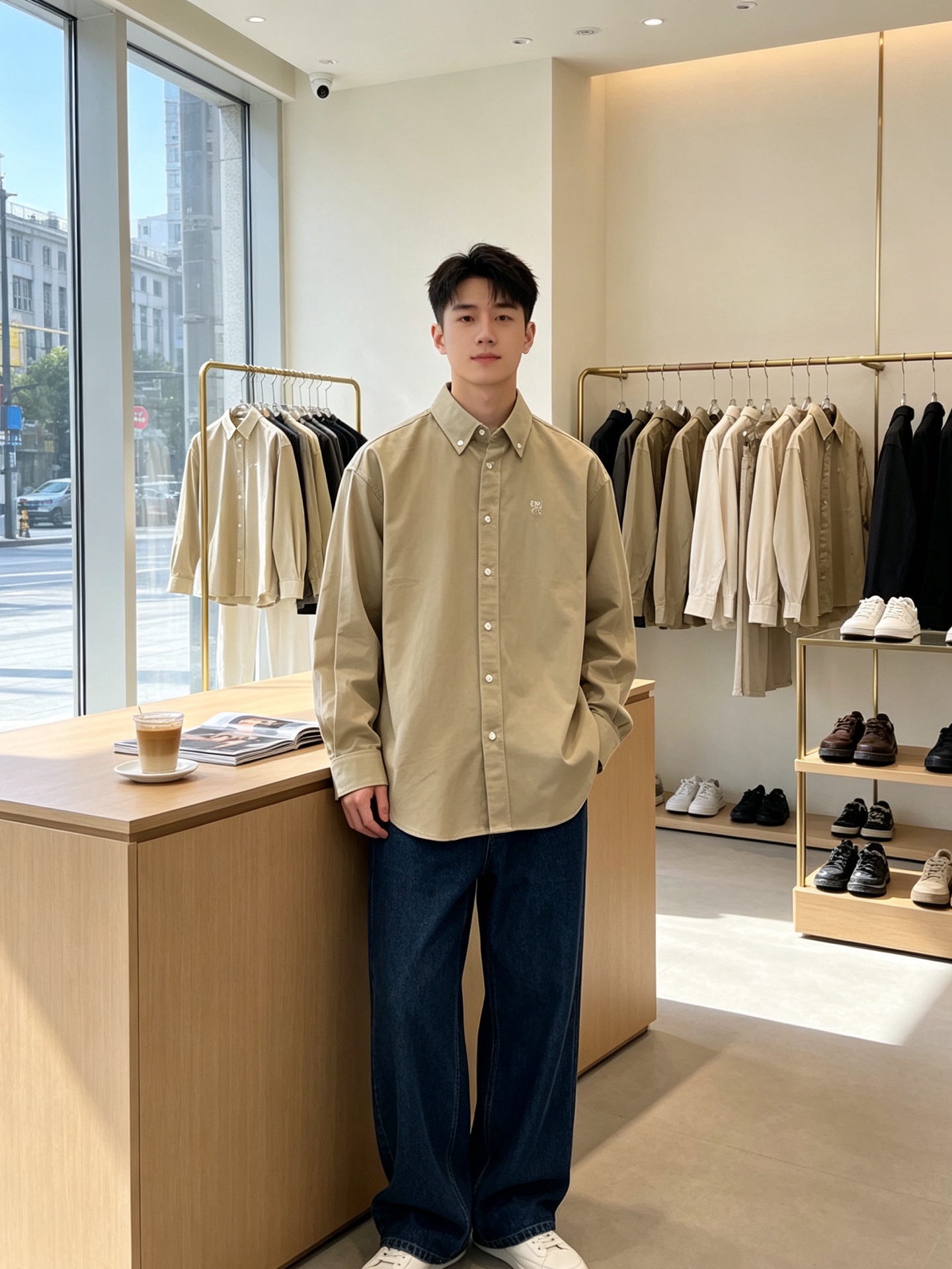 LOEWE罗意威💥砸锅卖铁都要上的新款最新时尚衬衫 经典设计与颜值爆棚的外套 品质更是无法挑剔品控可以直接入手，不容过错