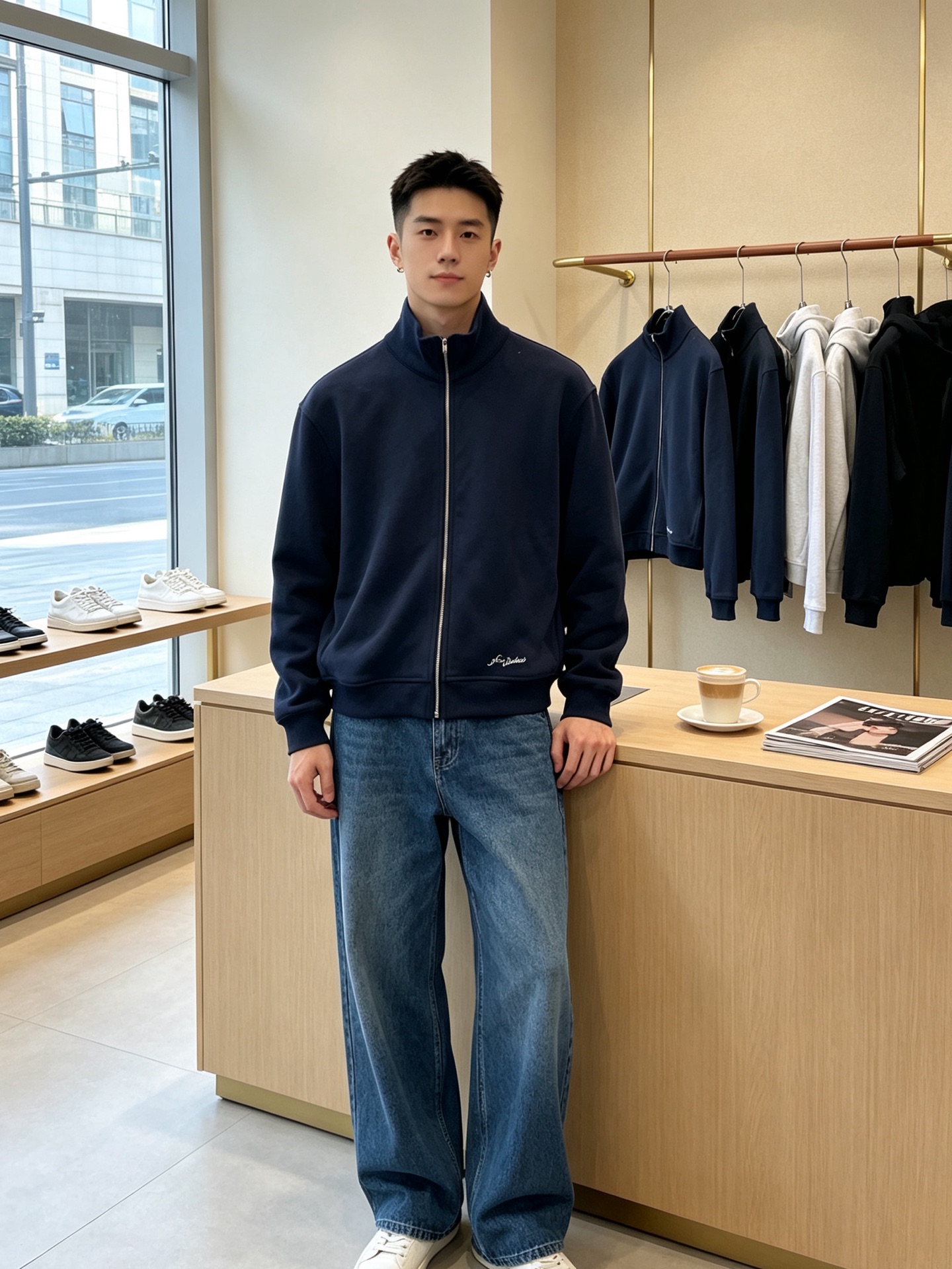 Acne Studios💥砸锅卖铁都要上的新款最新时尚立领外套 经典设计与颜值爆棚的外套 品质更是无法挑剔品控可以直接入