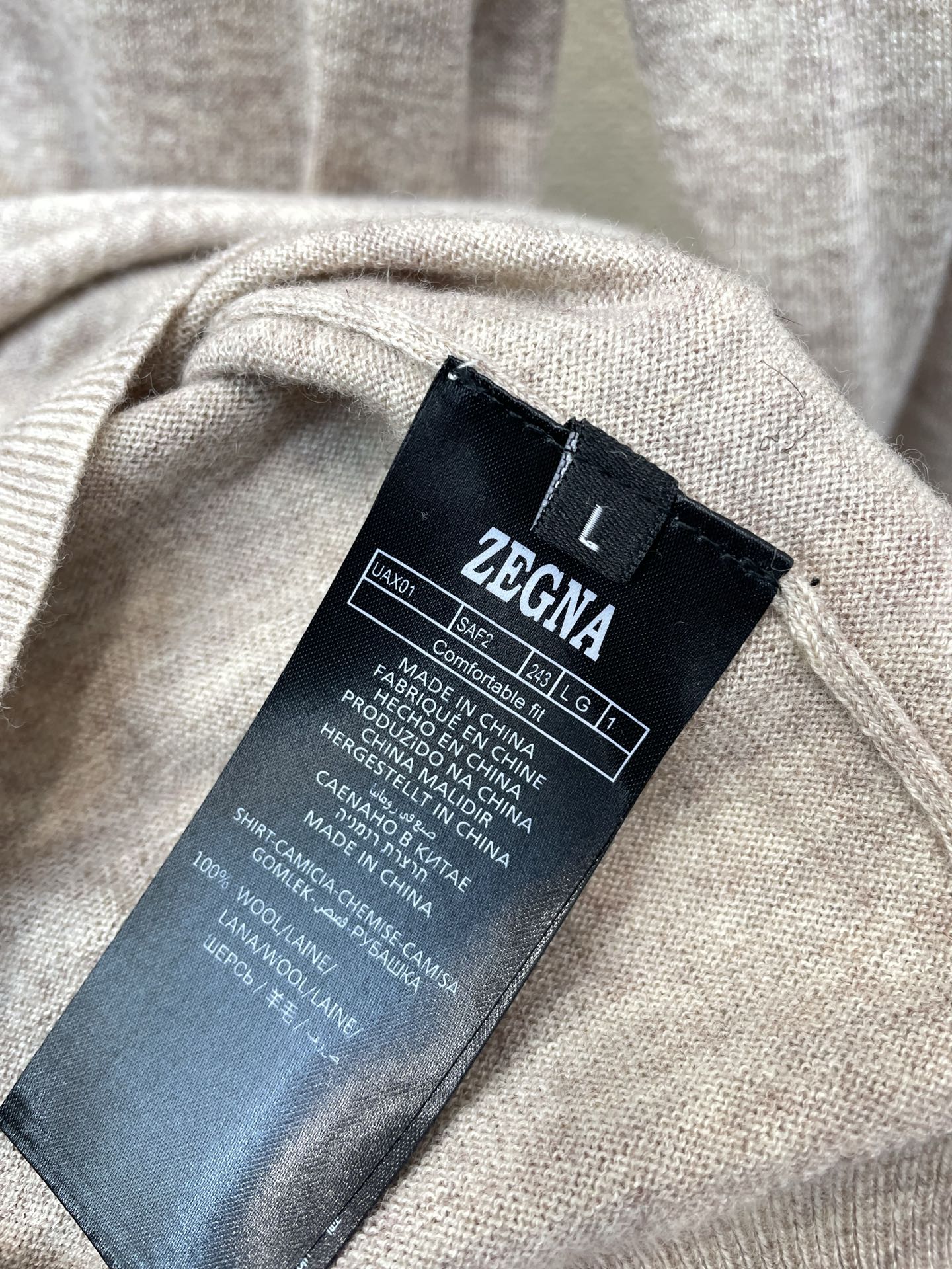 ZEGNA杰尼亚💥砸锅卖铁都要上的新款新款原单男士休闲羊毛衫 高端定制 高端版本 时尚百搭爆款⚠️⚠️✨✨进口面料 手感