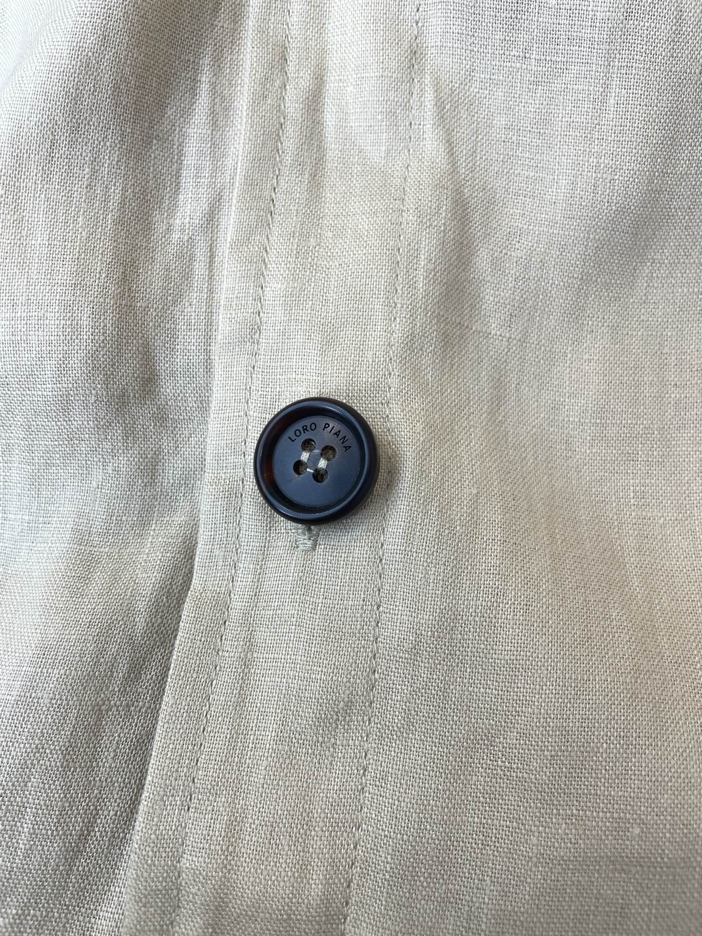 Loro Piana-Loro Piana诺悠翩雅💥砸锅卖铁都要上的新款新款原单男士休闲亚麻外套 高端定制 高端版本 时