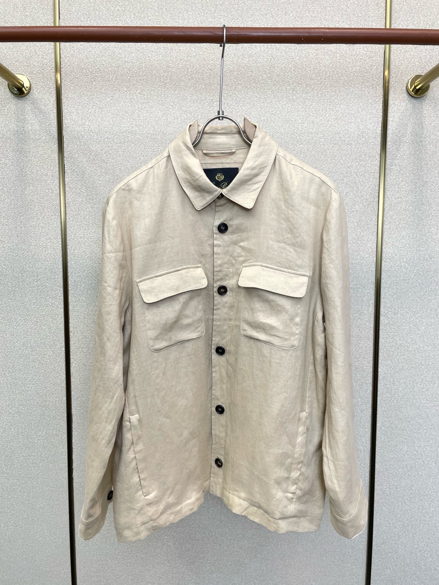 Loro Piana-Loro Piana诺悠翩雅💥砸锅卖铁都要上的新款新款原单男士休闲亚麻外套 高端定制 高端版本 时