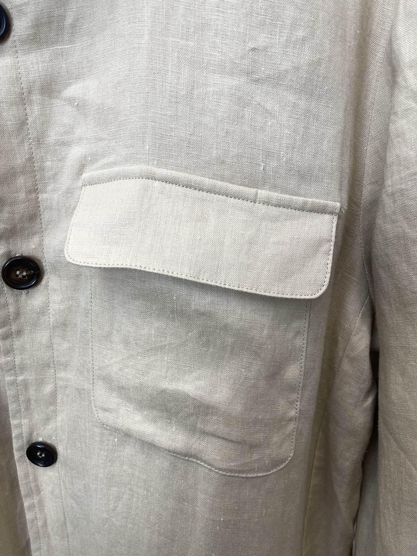 Loro Piana-Loro Piana诺悠翩雅💥砸锅卖铁都要上的新款新款原单男士休闲亚麻外套 高端定制 高端版本 时