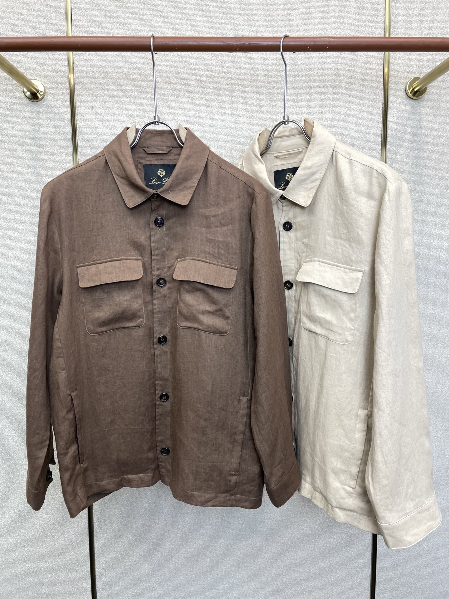 Loro Piana-Loro Piana诺悠翩雅💥砸锅卖铁都要上的新款新款原单男士休闲亚麻外套 高端定制 高端版本 时