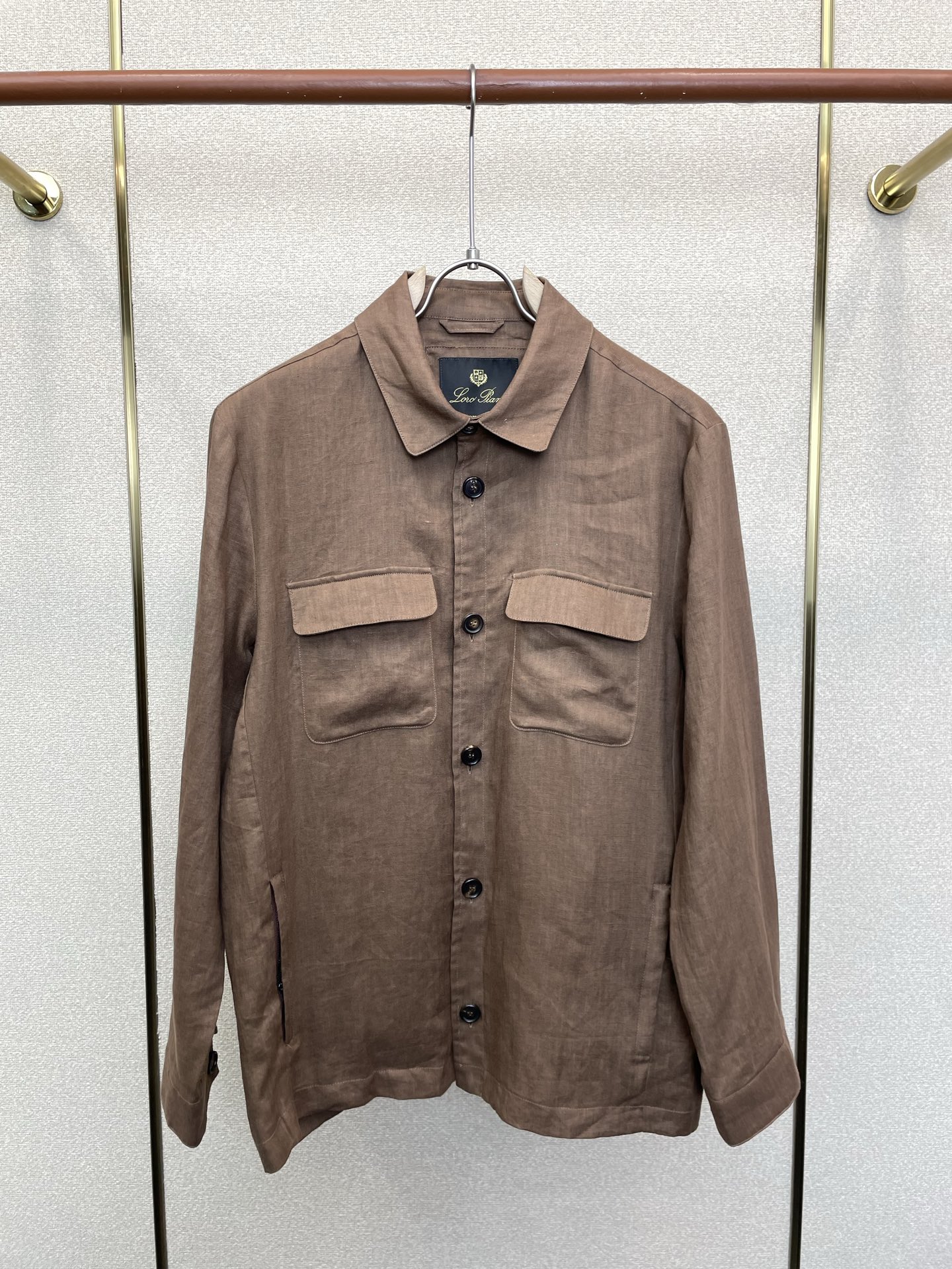 Loro Piana-Loro Piana诺悠翩雅💥砸锅卖铁都要上的新款新款原单男士休闲亚麻外套 高端定制 高端版本 时