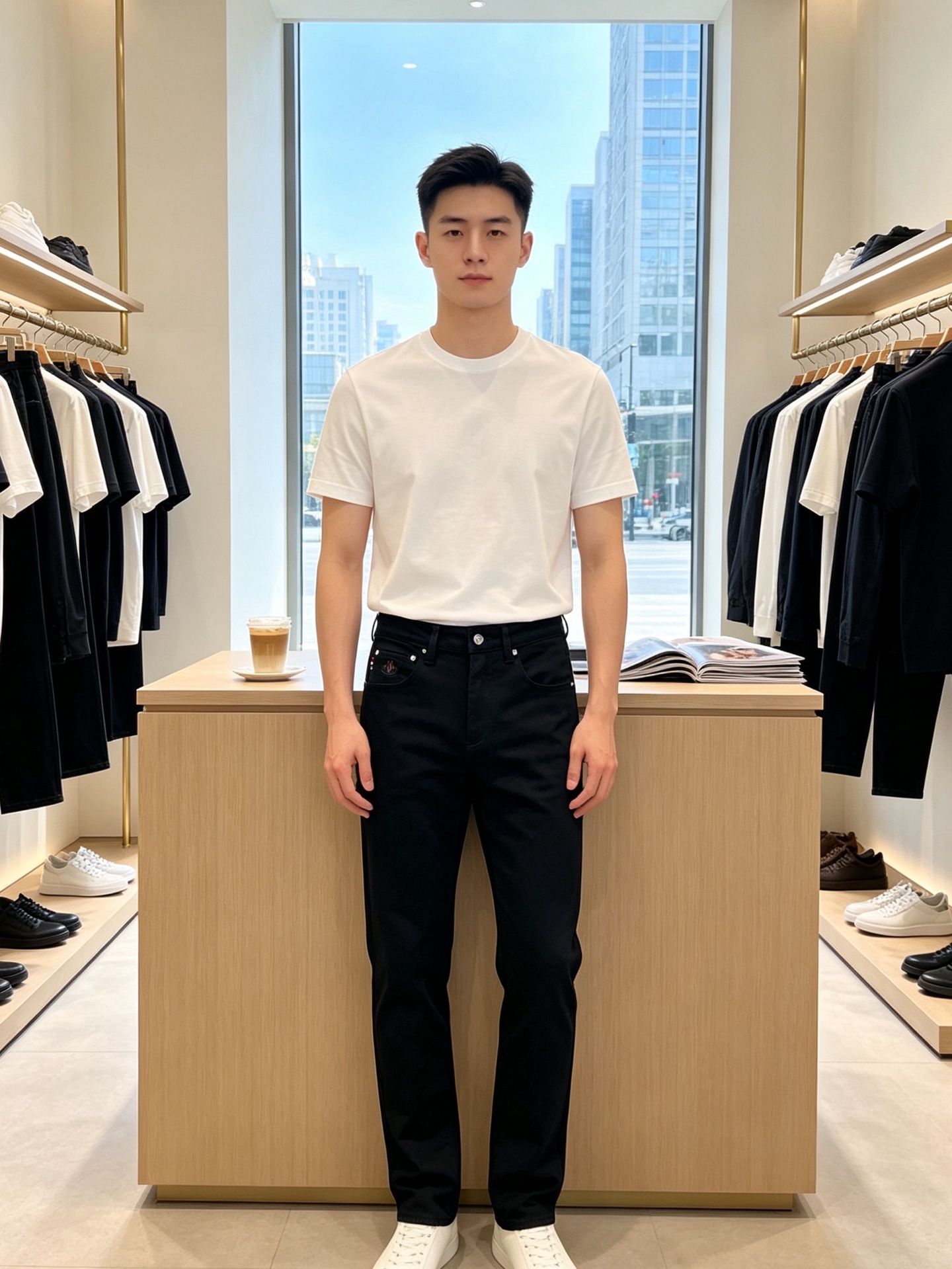 Moncler蒙口💥砸锅卖铁都要上的新款新款休闲牛仔裤👖高端版本！专柜定制面料 透气舒适度高，细节无可挑剔，品牌元素设计
