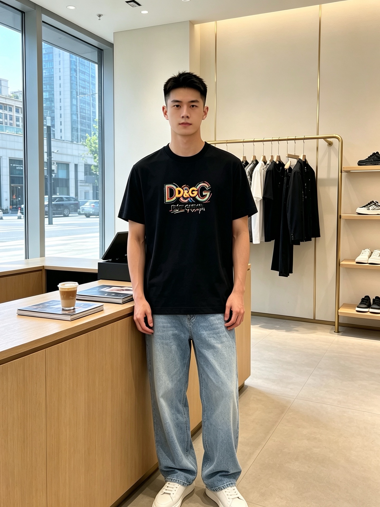 Dolce&Gabbana杜嘉班纳💥砸锅卖铁都要上的新款新款原单男士休闲短袖 高端定制 高端版本 时尚百搭爆款⚠️⚠️✨