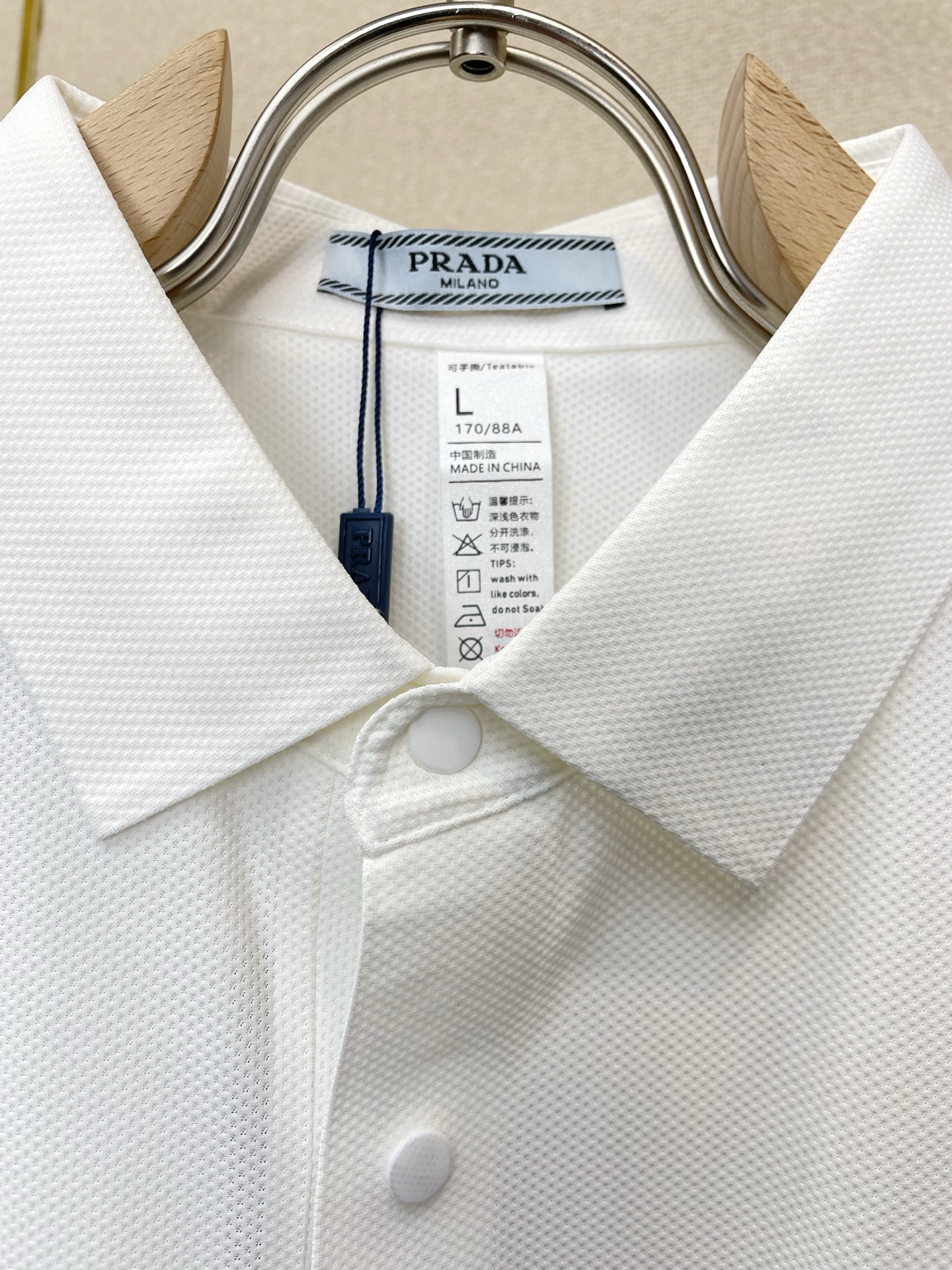 Prada普拉达💥砸锅卖铁都要上的新款新款原单男士休闲短袖 高端定制 高端版本 时尚百搭爆款⚠️⚠️✨✨进口面料 手感超