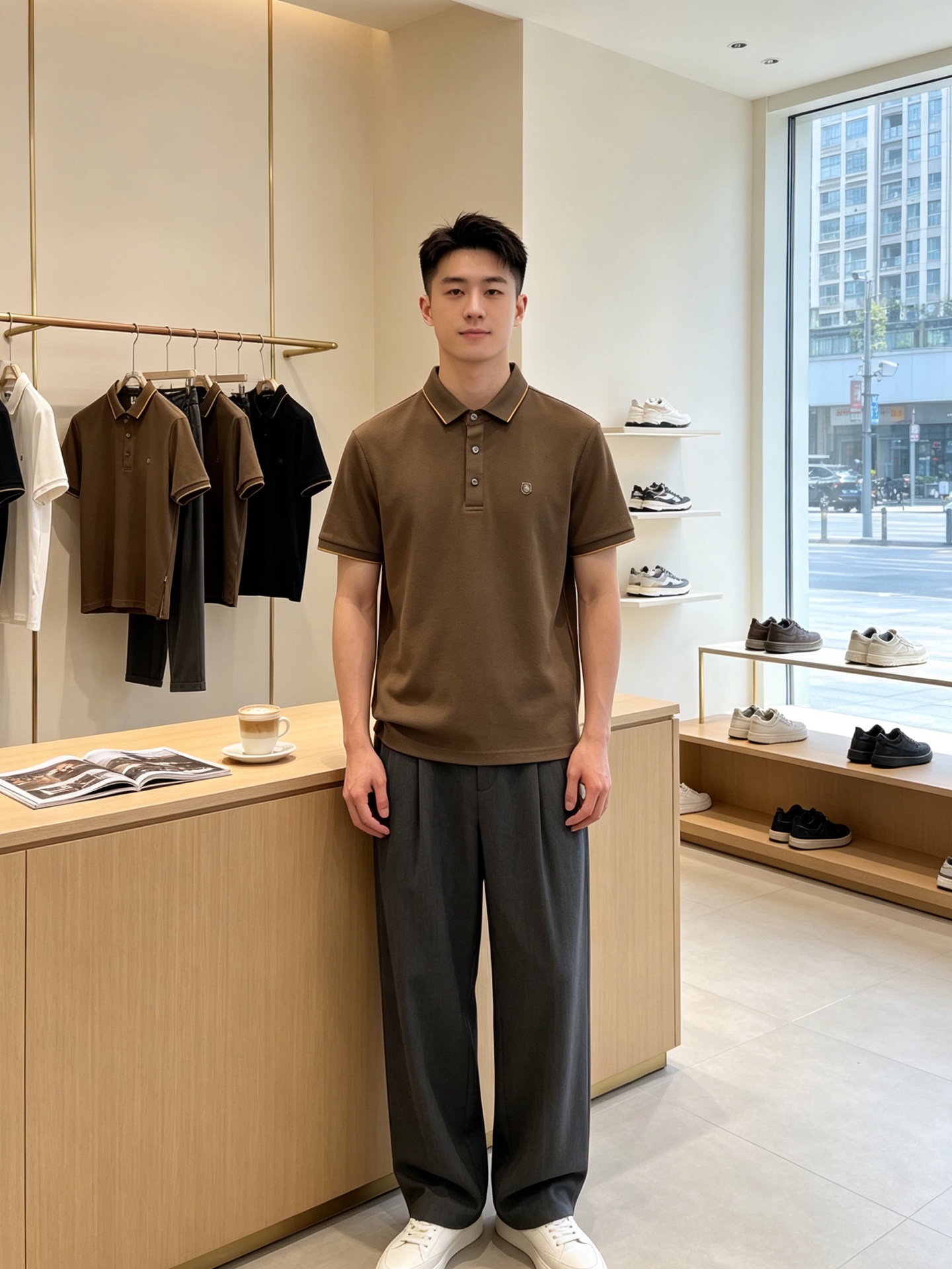 Loro piana-Loro Piana诺悠翩雅💥砸锅卖铁都要上的新款新款原单男士休闲短袖 高端定制 高端版本 时尚百